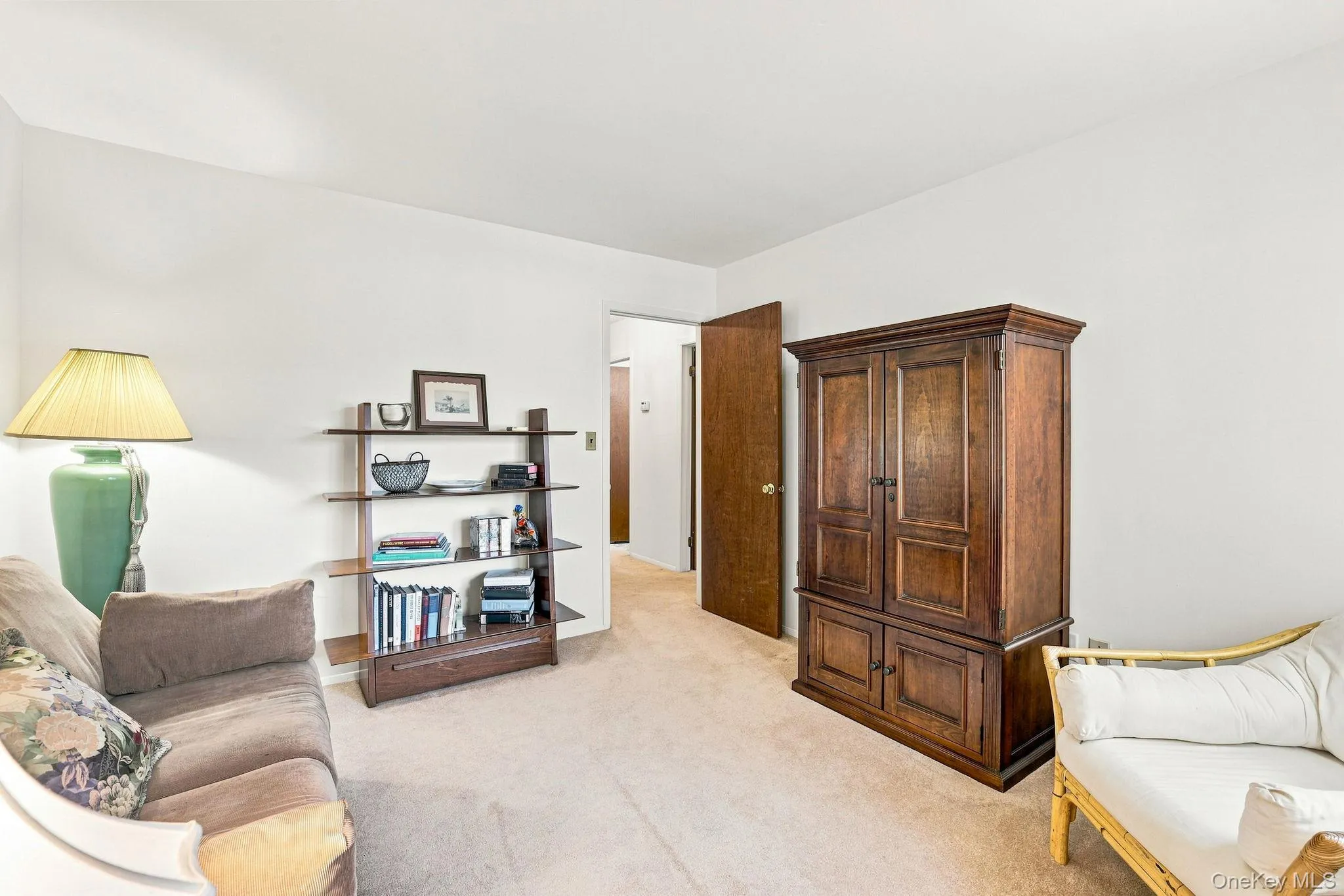 Second bedroom used as a den Second bedroom used as a den