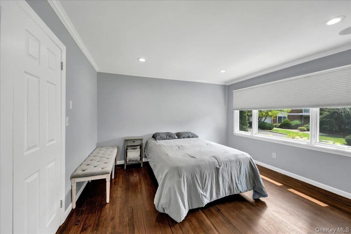 Primary bedroom with large closet Primary bedroom with large closet