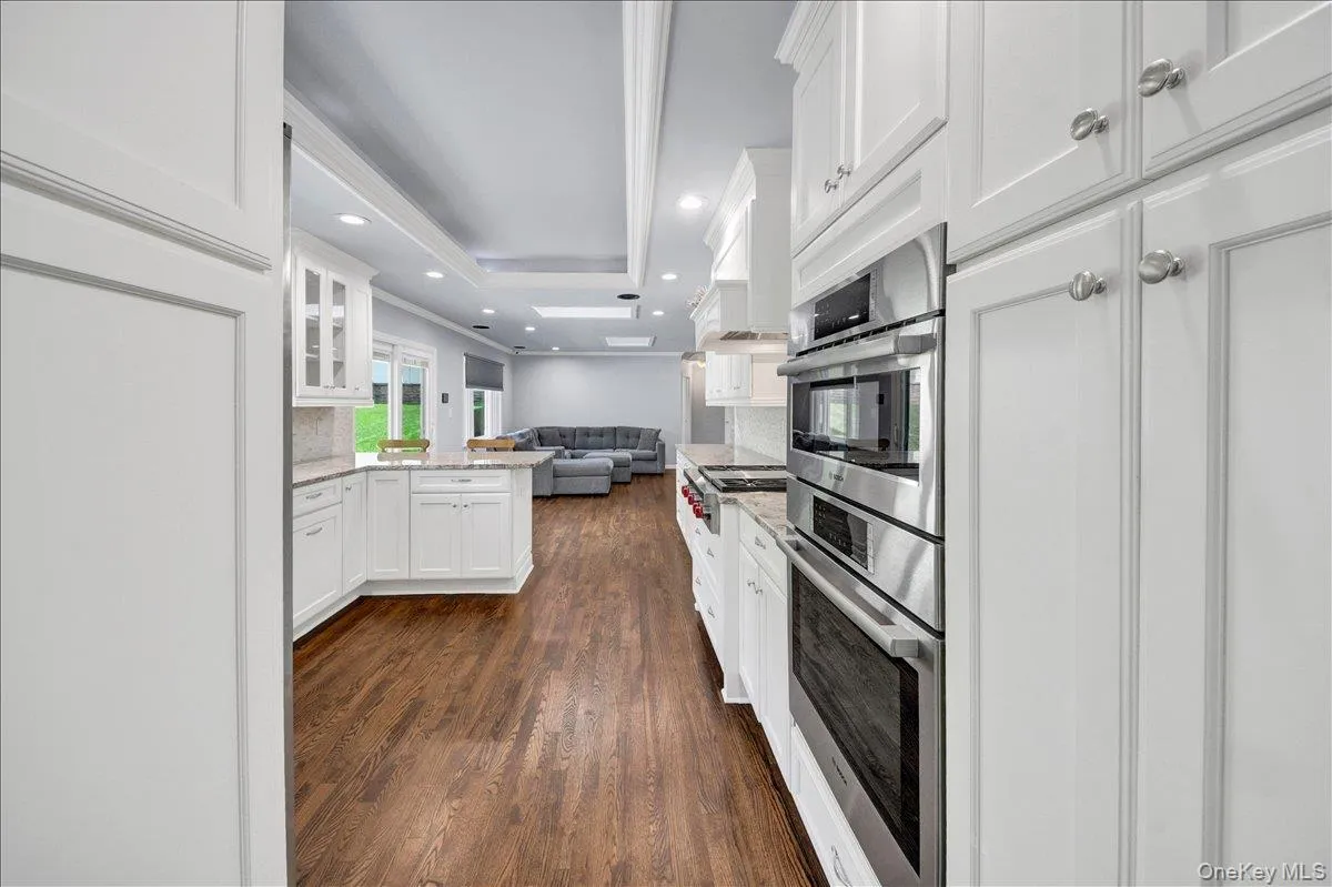Eat-in Kitchen with granite countertops and stainless steel appliances Eat-in Kitchen with granite countertops and stainless steel appliances