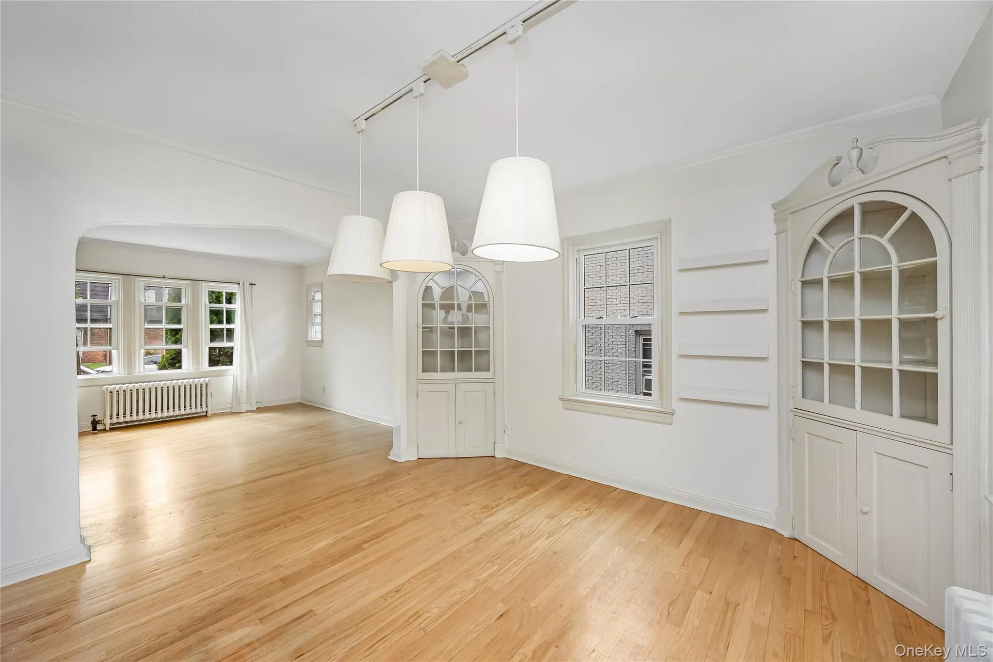 Dining room to living room area Dining room to living room area