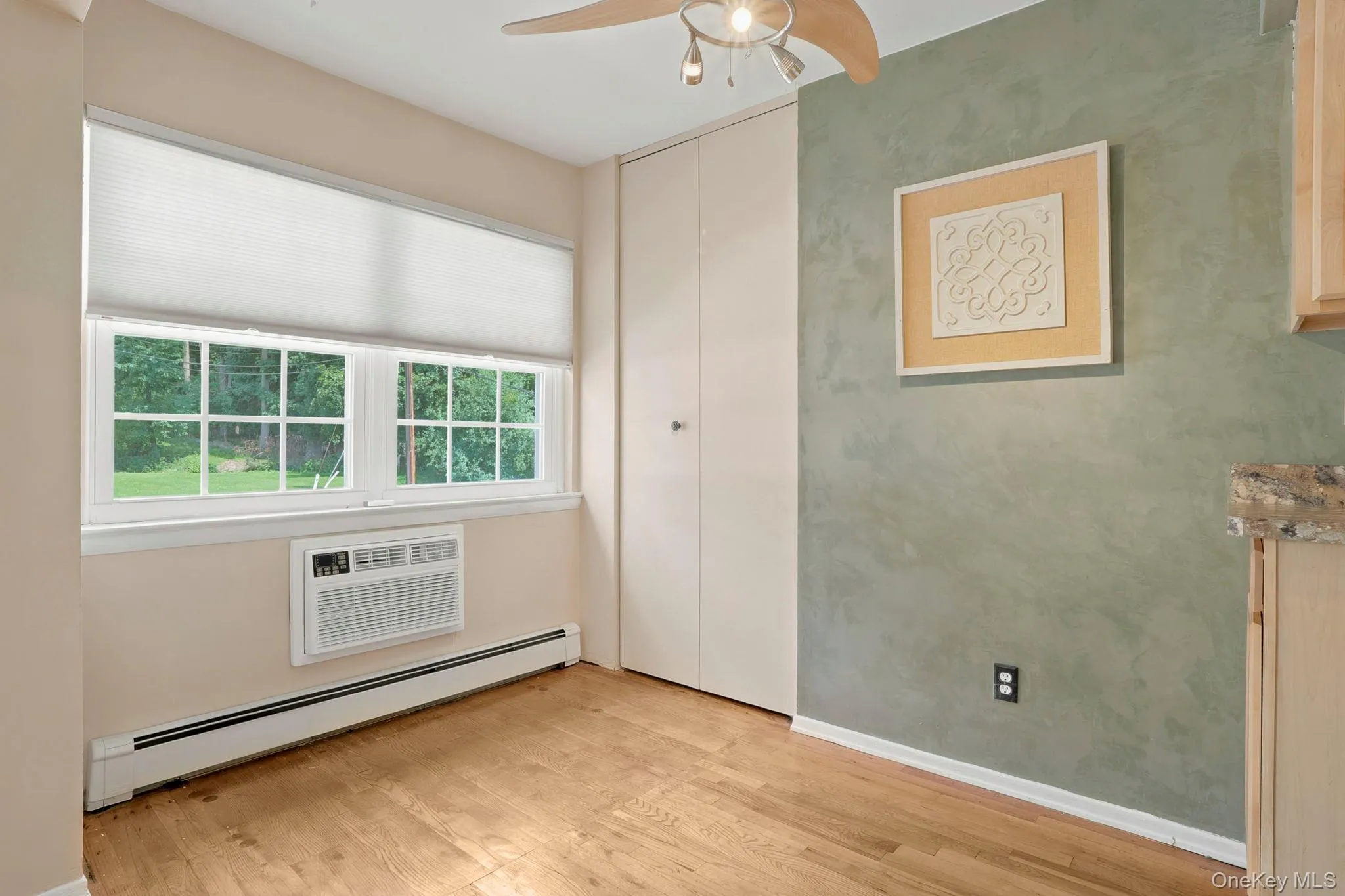 Open to the kitchen and living room, there's room to entertain. Behind the door is your pantry/storage closet. Open to the kitchen and living room, there's room to entertain. Behind the door is your pantry/storage closet.