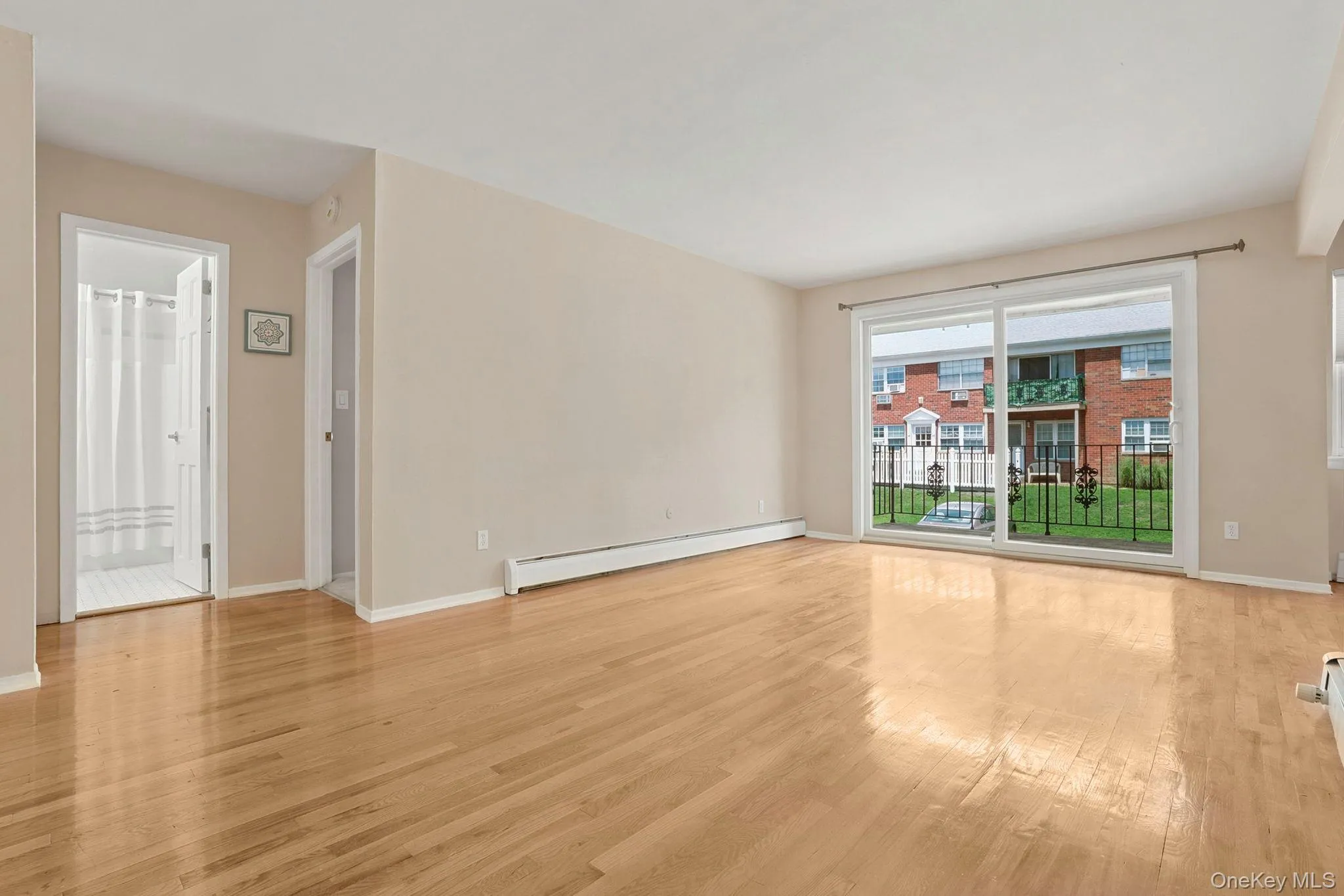 The open living room also has ample space for a work-from-home desk. The open living room also has ample space for a work-from-home desk.
