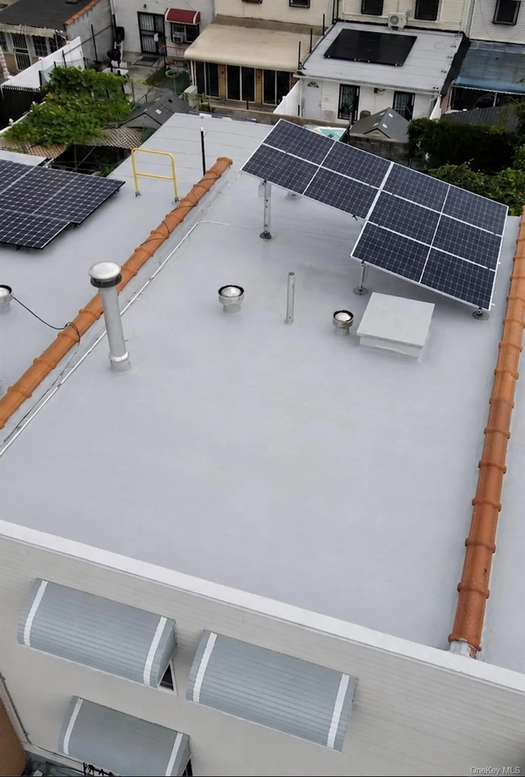Solar Panels installed & roof view. Photo may be AI Edited Solar Panels installed & roof view. Photo may be AI Edited