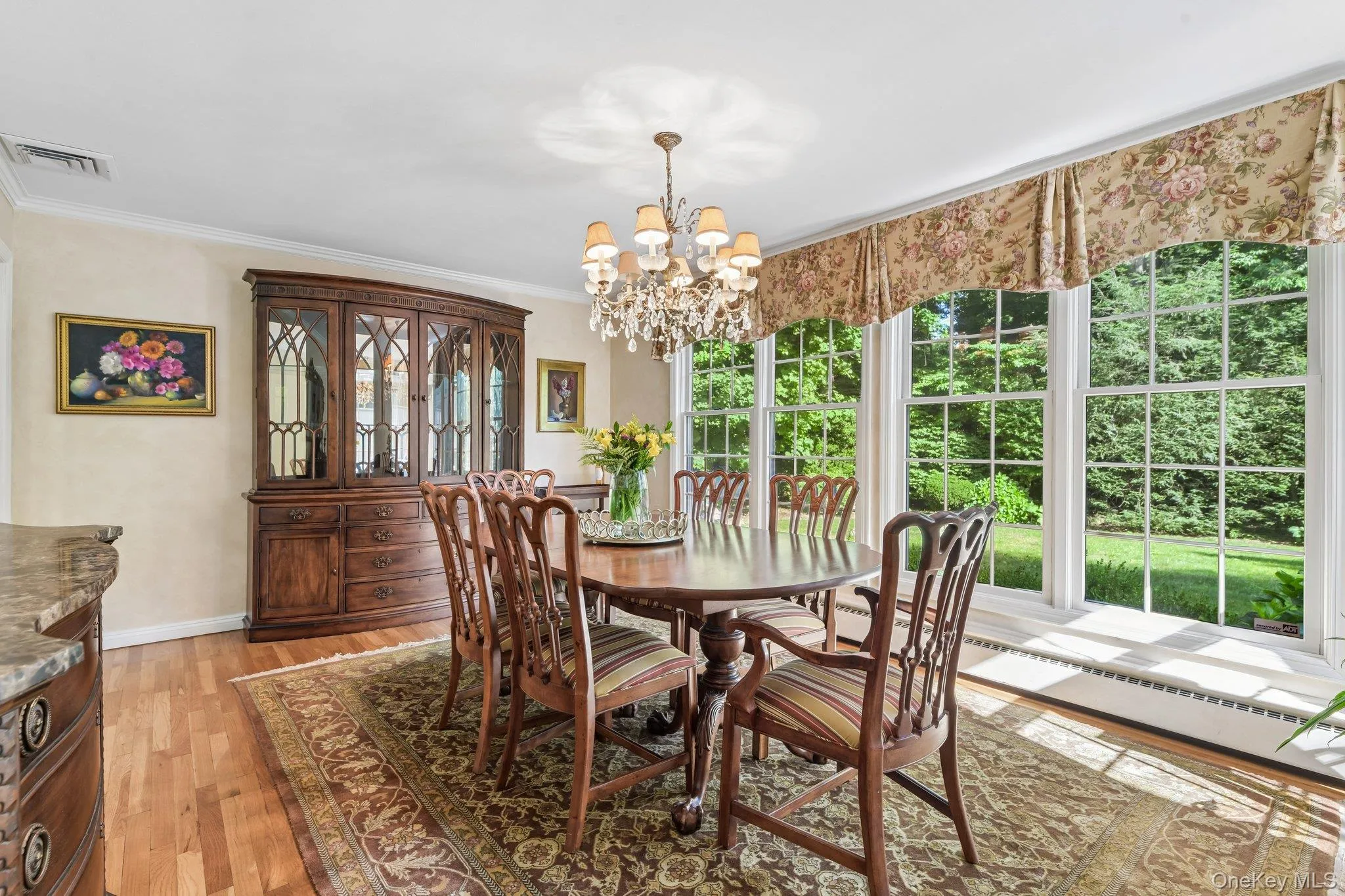 Formal Dining Room with Garden Views Formal Dining Room with Garden Views