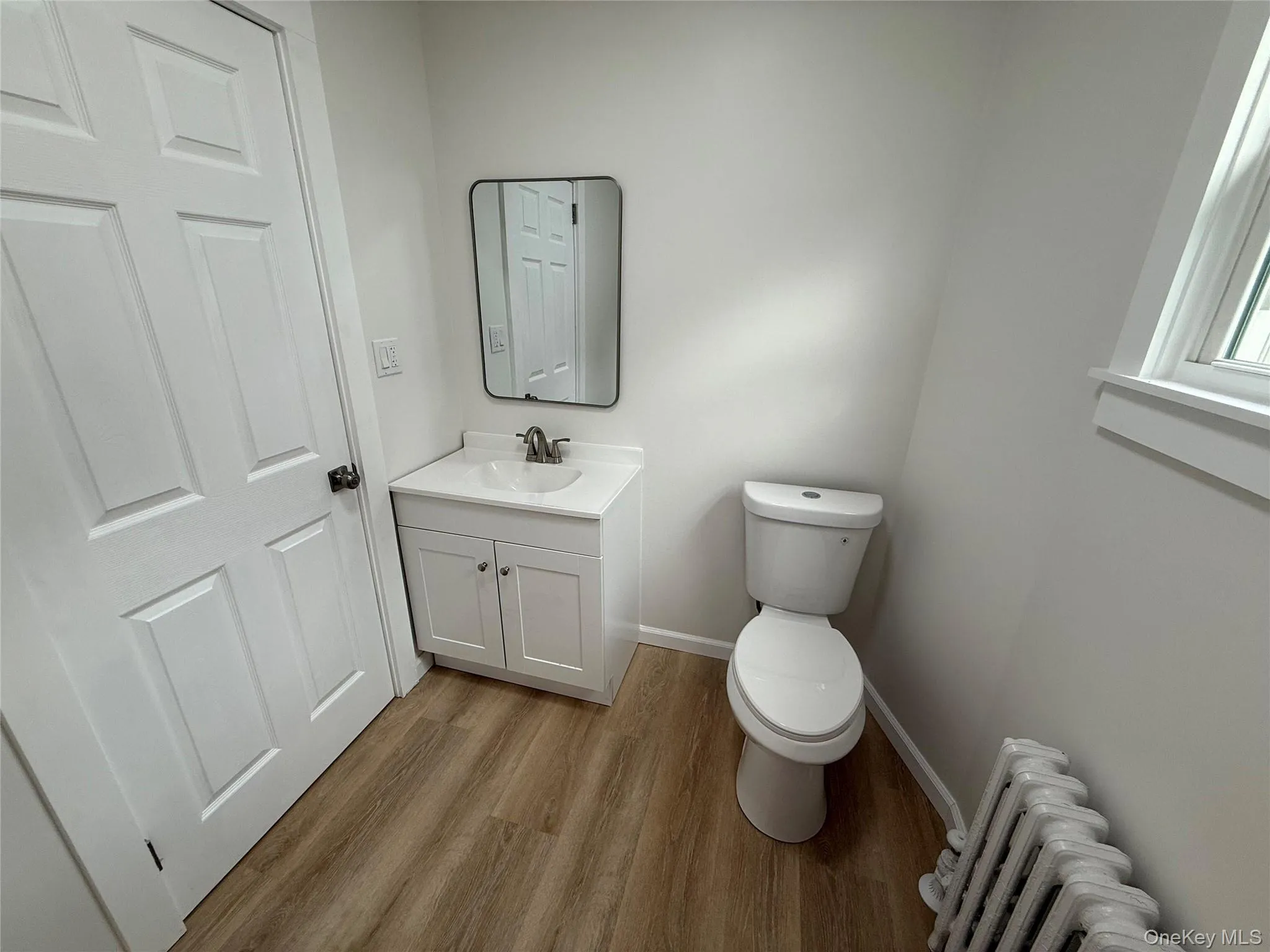 First floor half bathroom with laundry hookups First floor half bathroom with laundry hookups