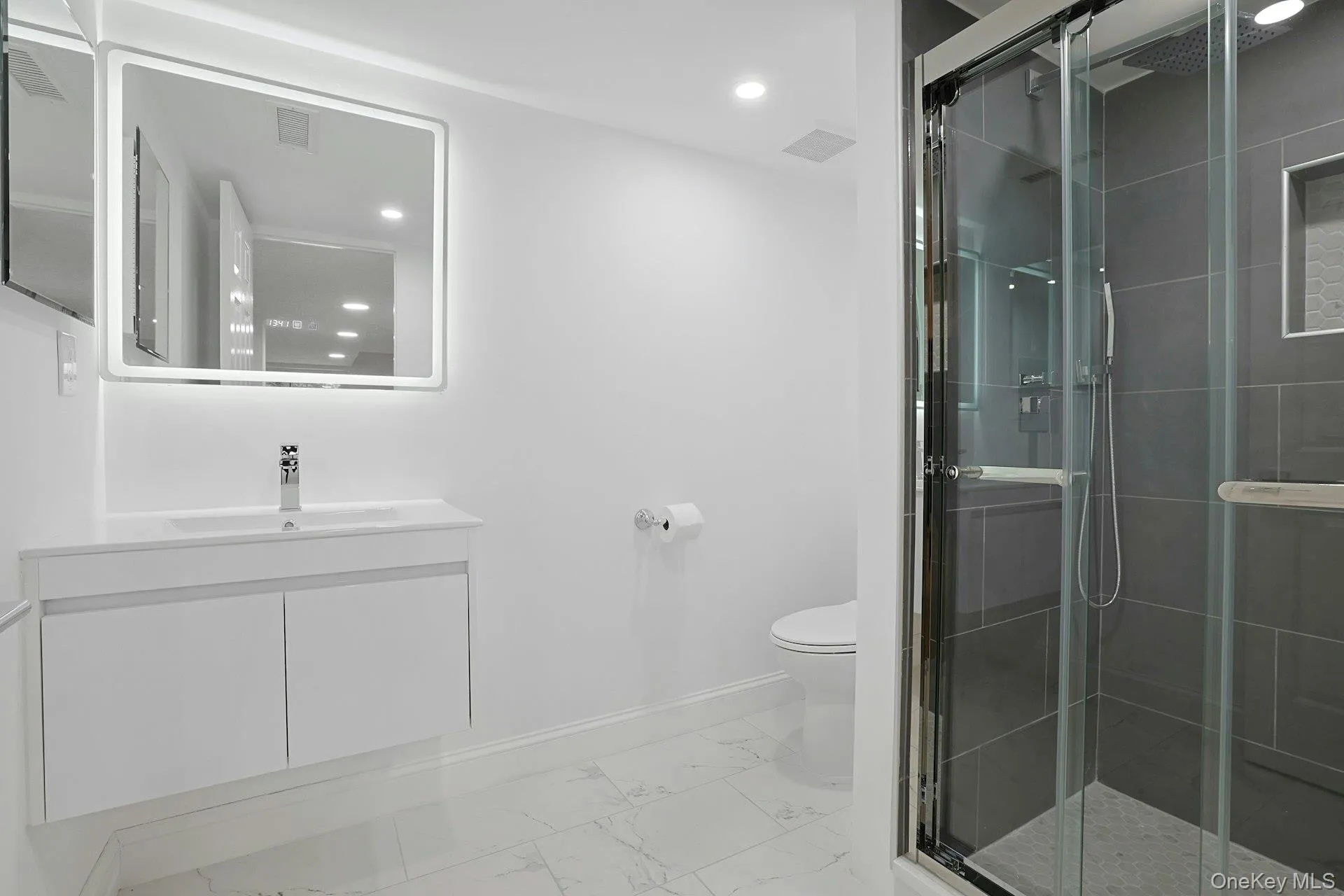 Lower level bath Lower level bath