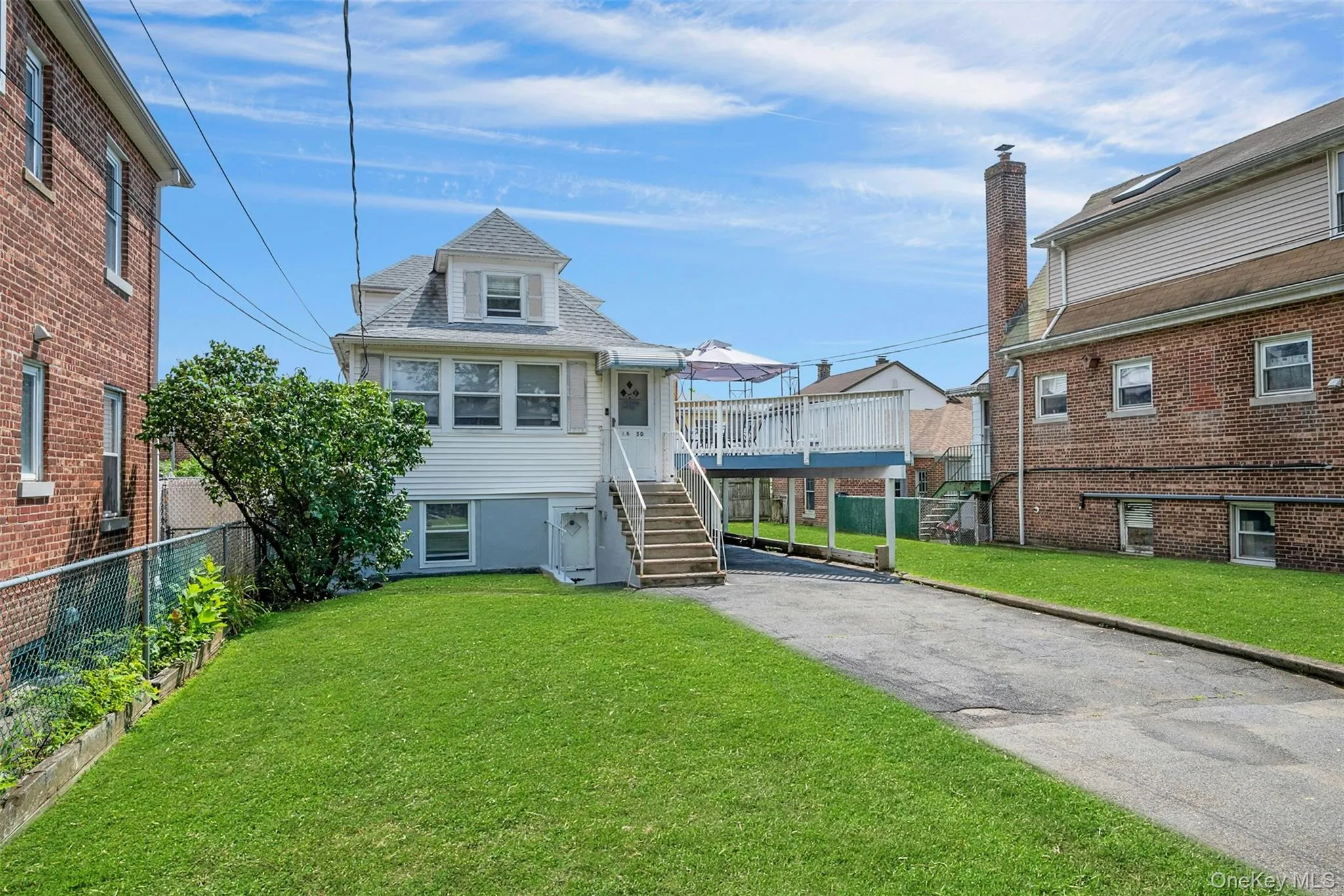 Large front yard Large front yard
