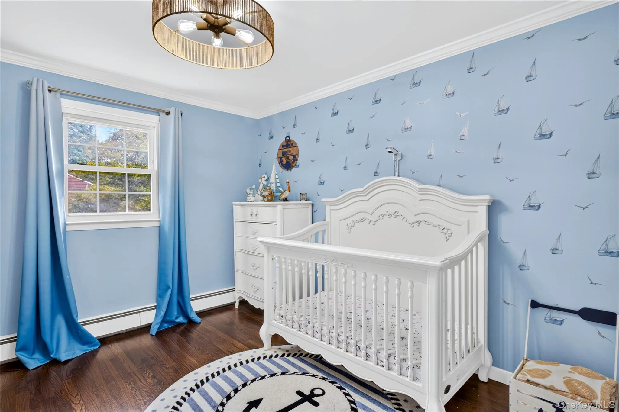 Bedroom with hardwood floors. Bedroom with hardwood floors.