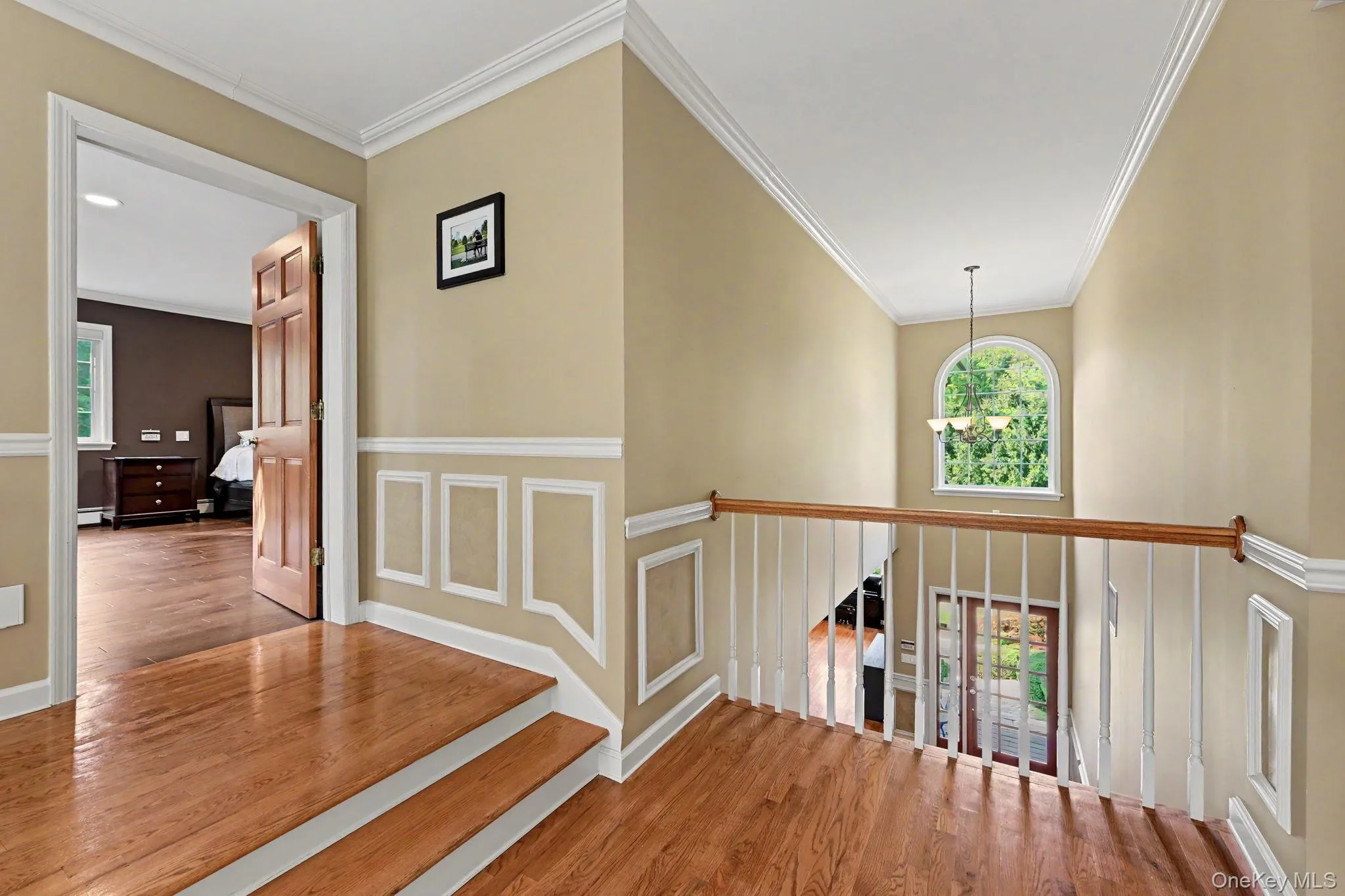 Leading to primary bedroom with ensuite. Leading to primary bedroom with ensuite.