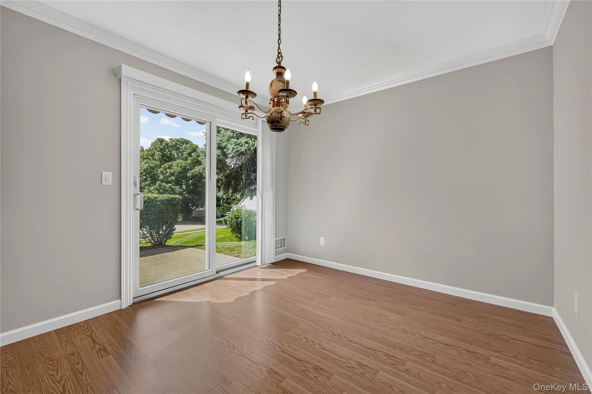 Dining room large enough for a table for 8 or more and your hutch and more. Dining room large enough for a table for 8 or more and your hutch and more.