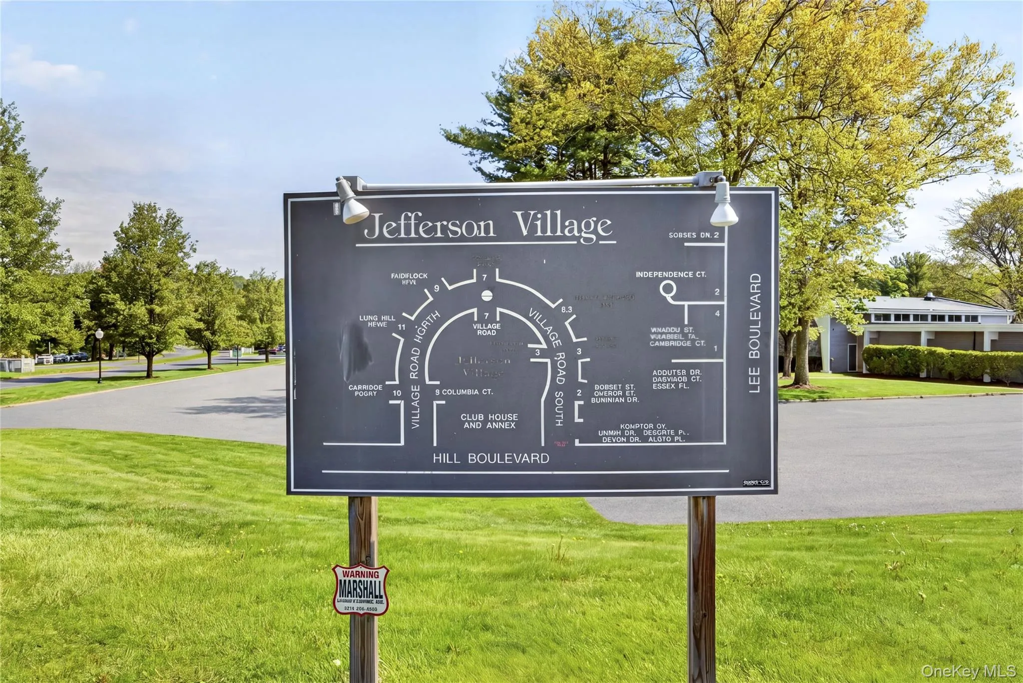 Schematic road map of the Jefferson Village Community. Schematic road map of the Jefferson Village Community.