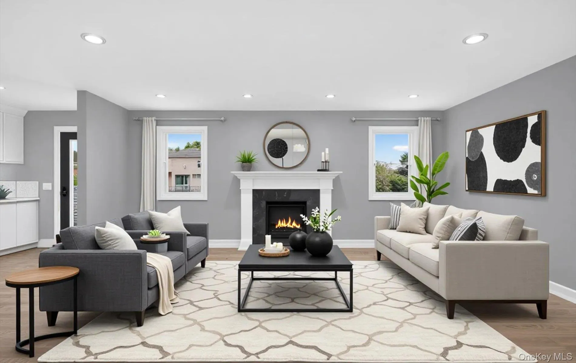 Staged Great Room Staged Great Room