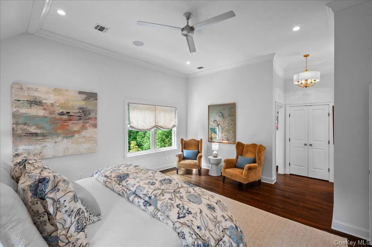The primary suite features a large walk in close, additional closet, and ensuite bathroom. The primary suite features a large walk in close, additional closet, and ensuite bathroom.