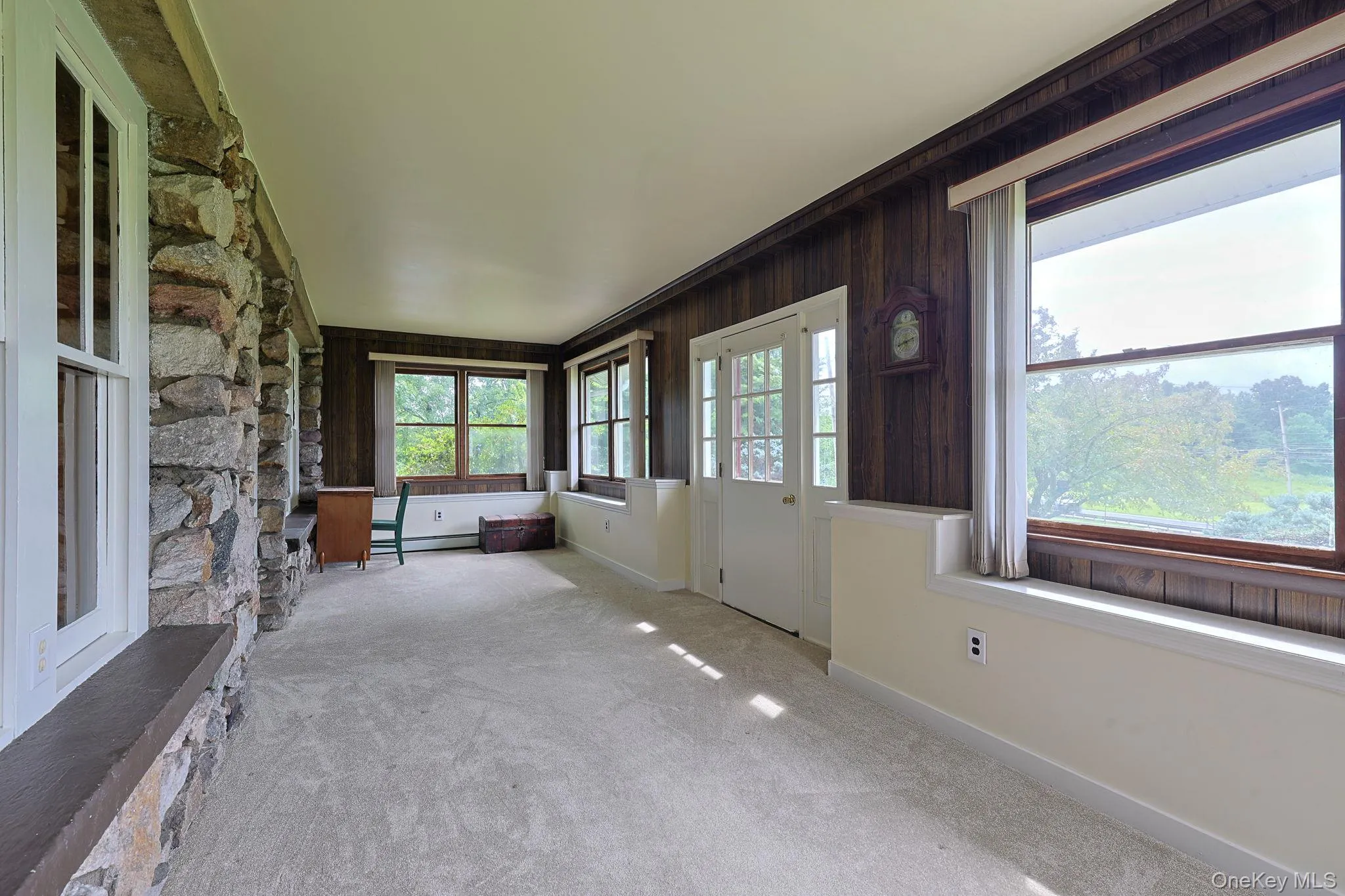 Alternate view of the enclosed porch. Alternate view of the enclosed porch.