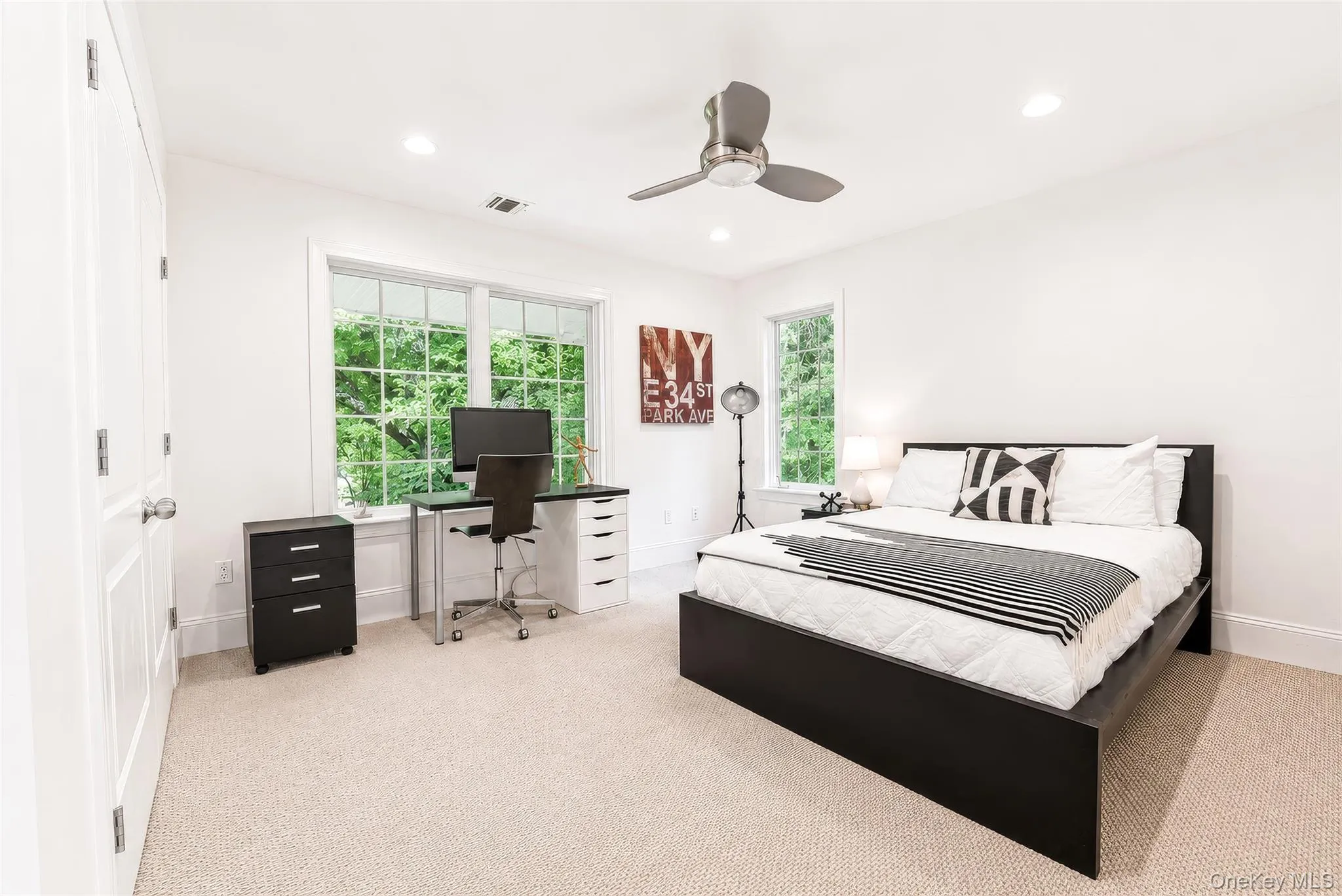 Bedroom # 3 with beautiful windows and abundance of natural lighting. Bedroom # 3 with beautiful windows and abundance of natural lighting.