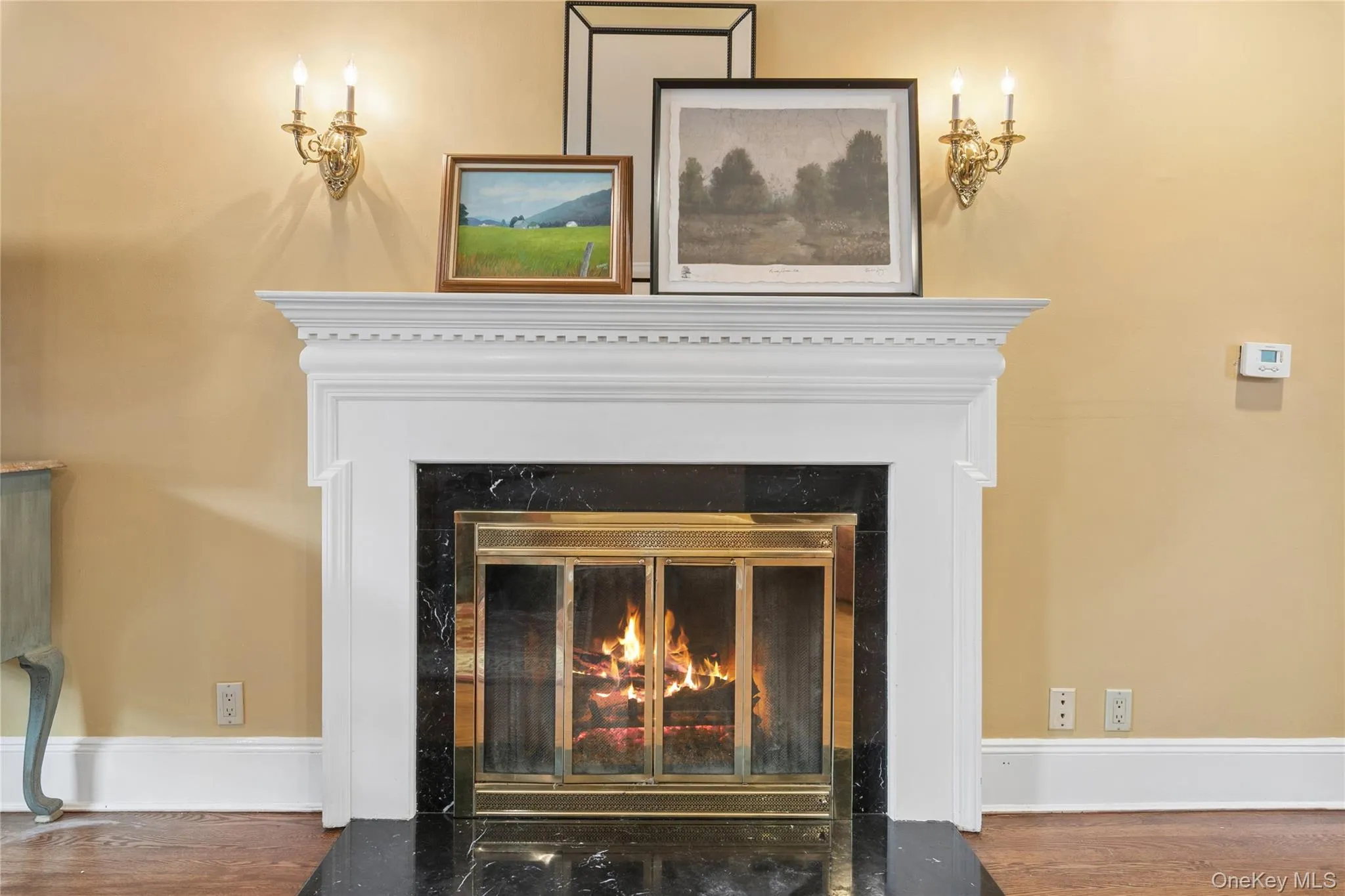 LR wood-burning fireplace LR wood-burning fireplace