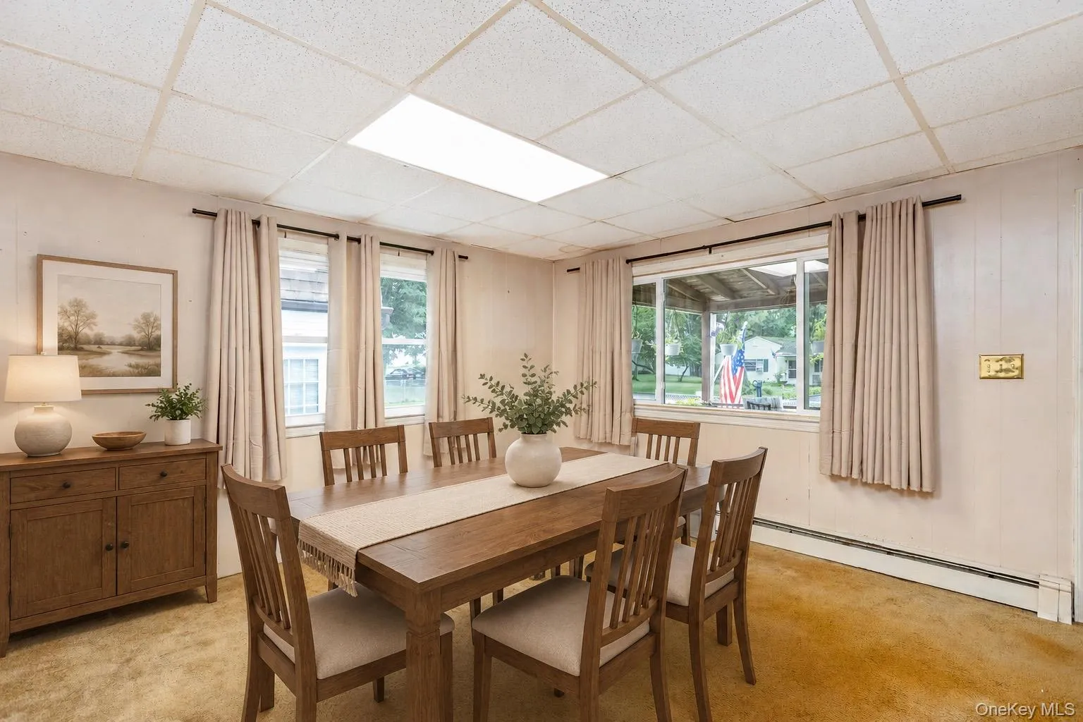 Digitally enhanced to show with Dining Room furniture Digitally enhanced to show with Dining Room furniture