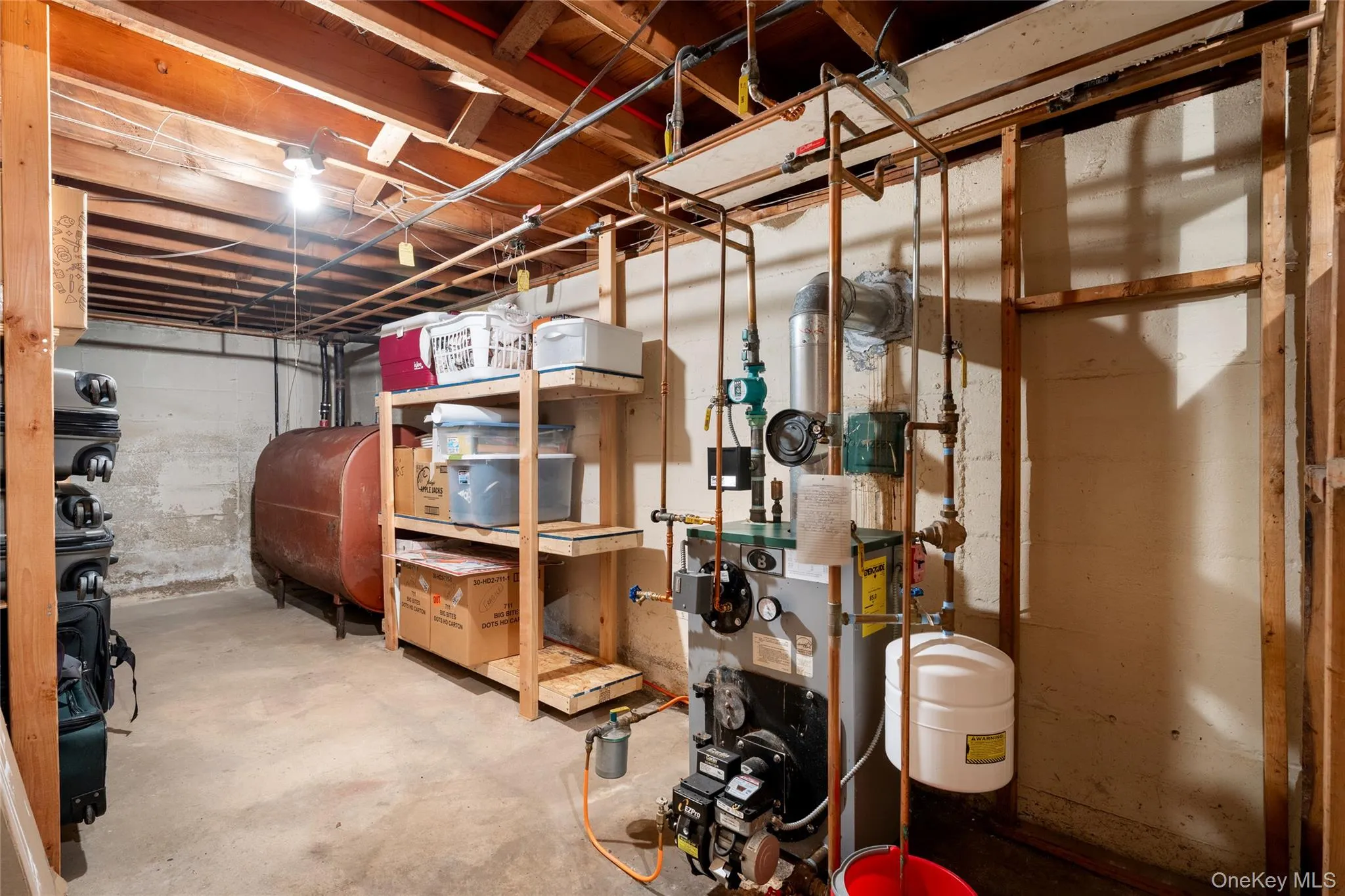 Utilities and storage. Undated boiler and oil tank Utilities and storage. Undated boiler and oil tank
