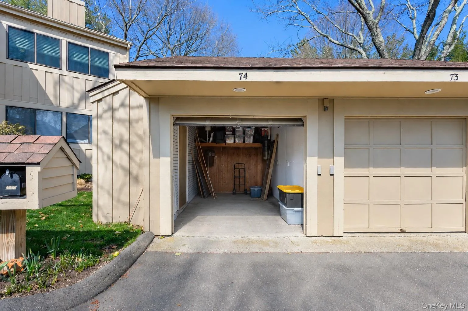 Garage for this unit. Garage for this unit.