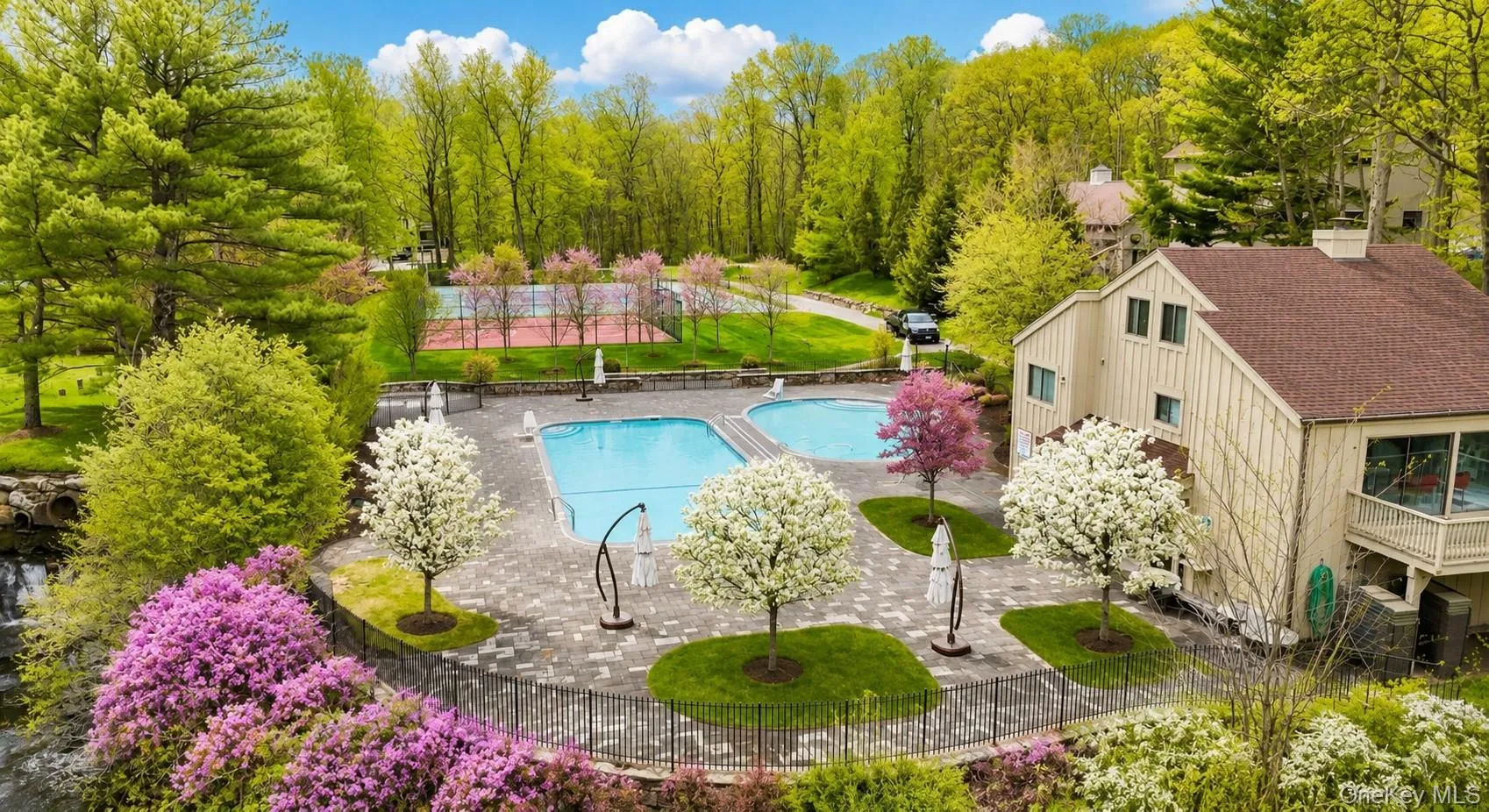 Community pools, courts Community pools, courts