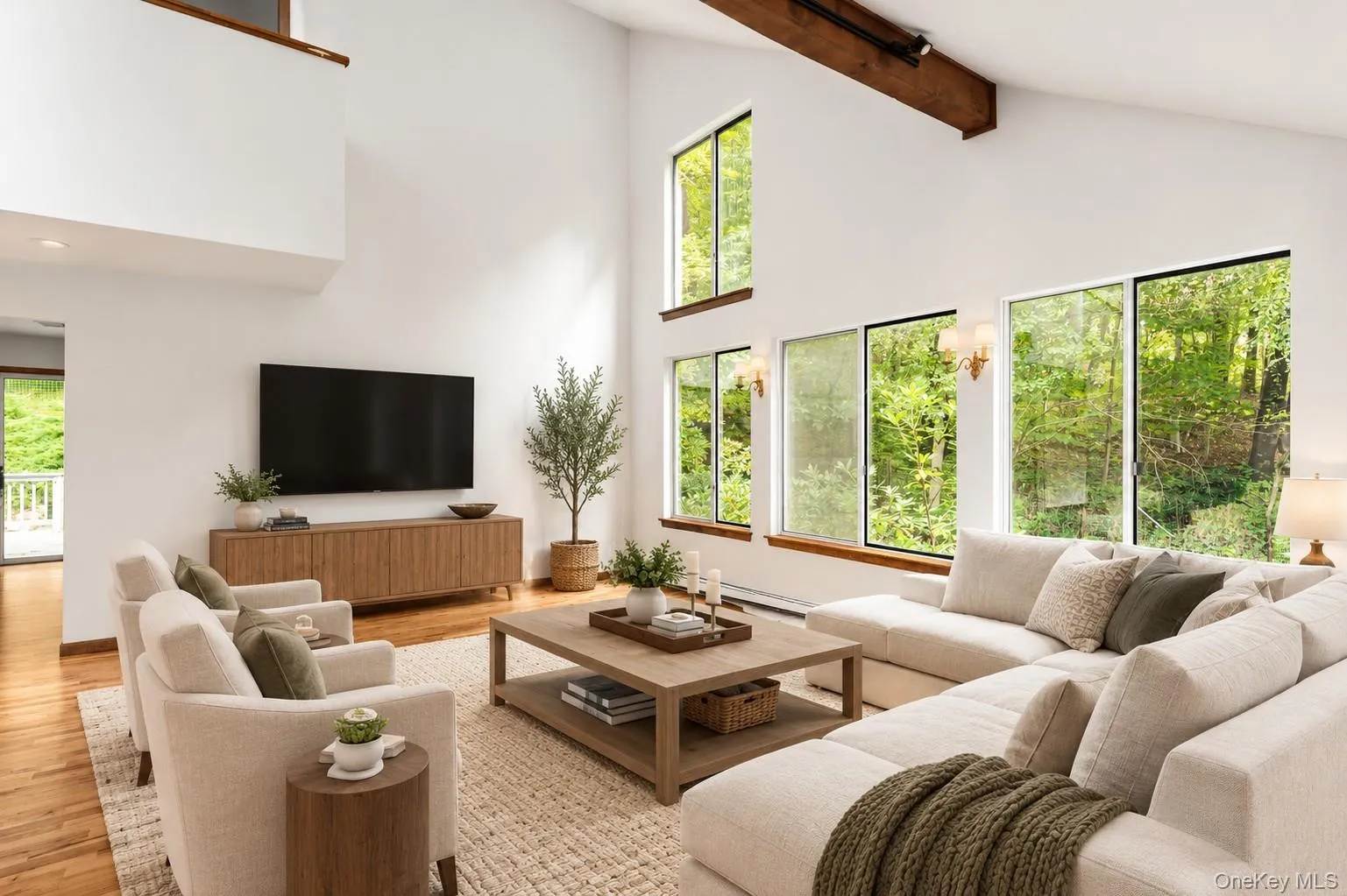Virtually staged living Room Virtually staged living Room