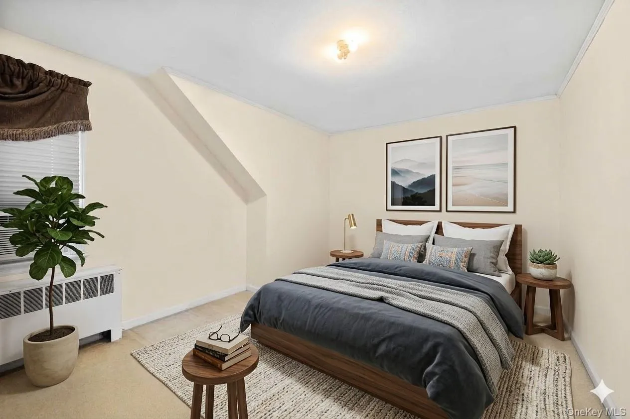 Primary bedroom - AI virtually staged. Primary bedroom - AI virtually staged.