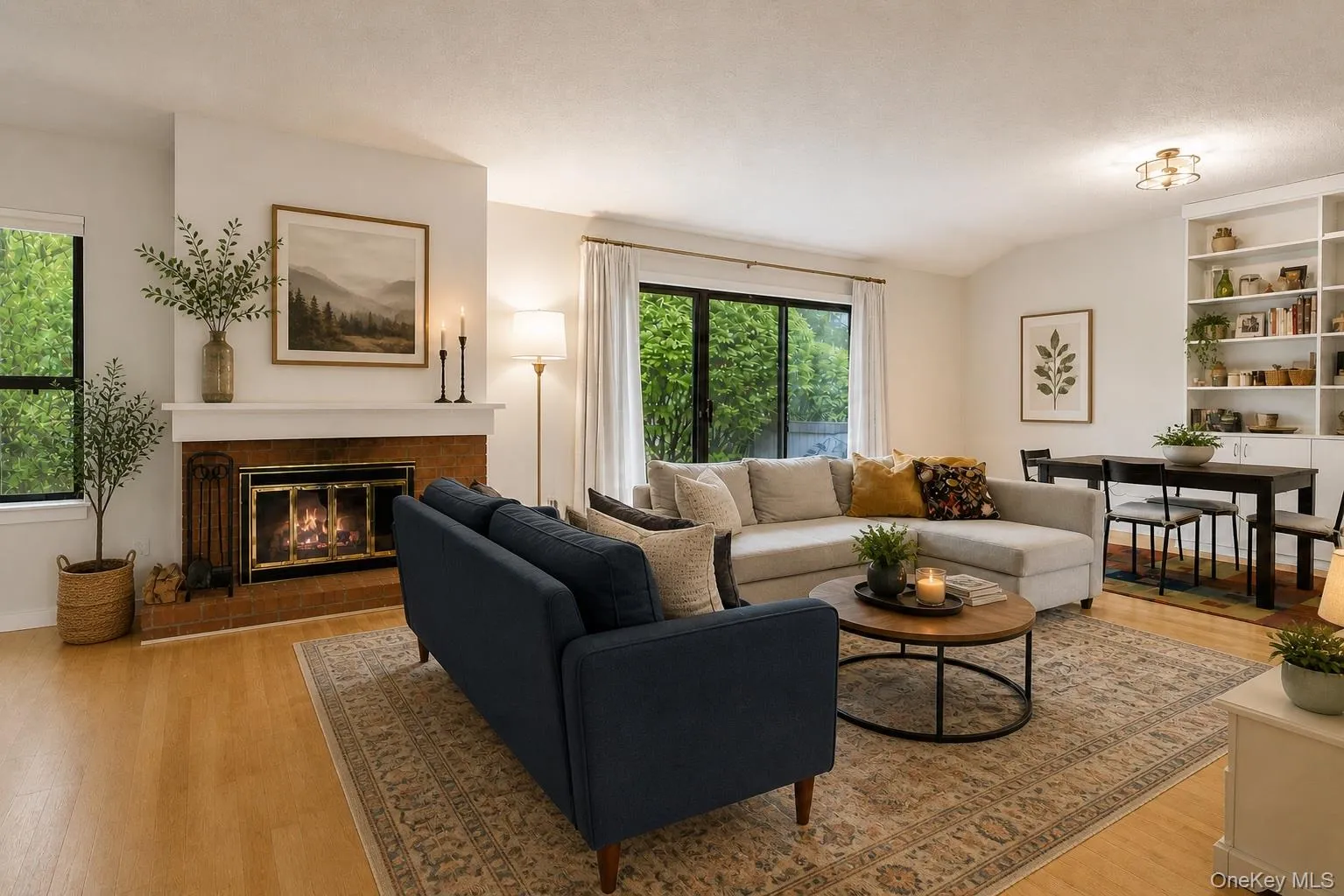 Living Room/ dining Area virtually staged. Dining area to left of photo. SGD to patio Living Room/ dining Area virtually staged. Dining area to left of photo. SGD to patio