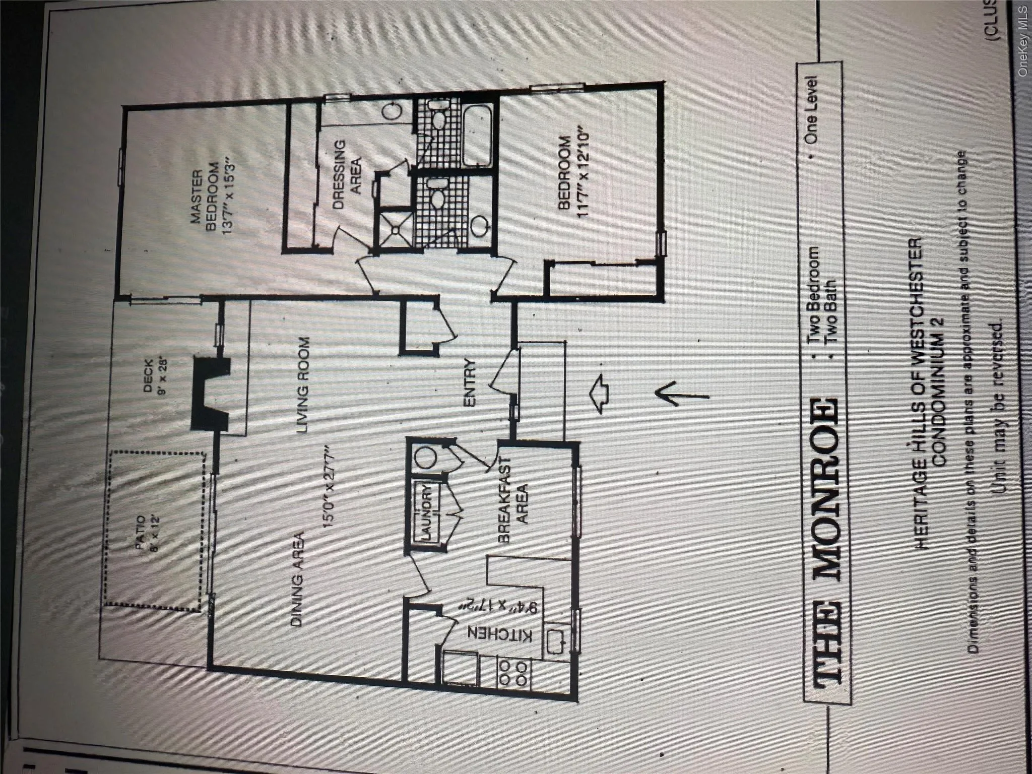 Floor plan Monroe Model Floor plan Monroe Model