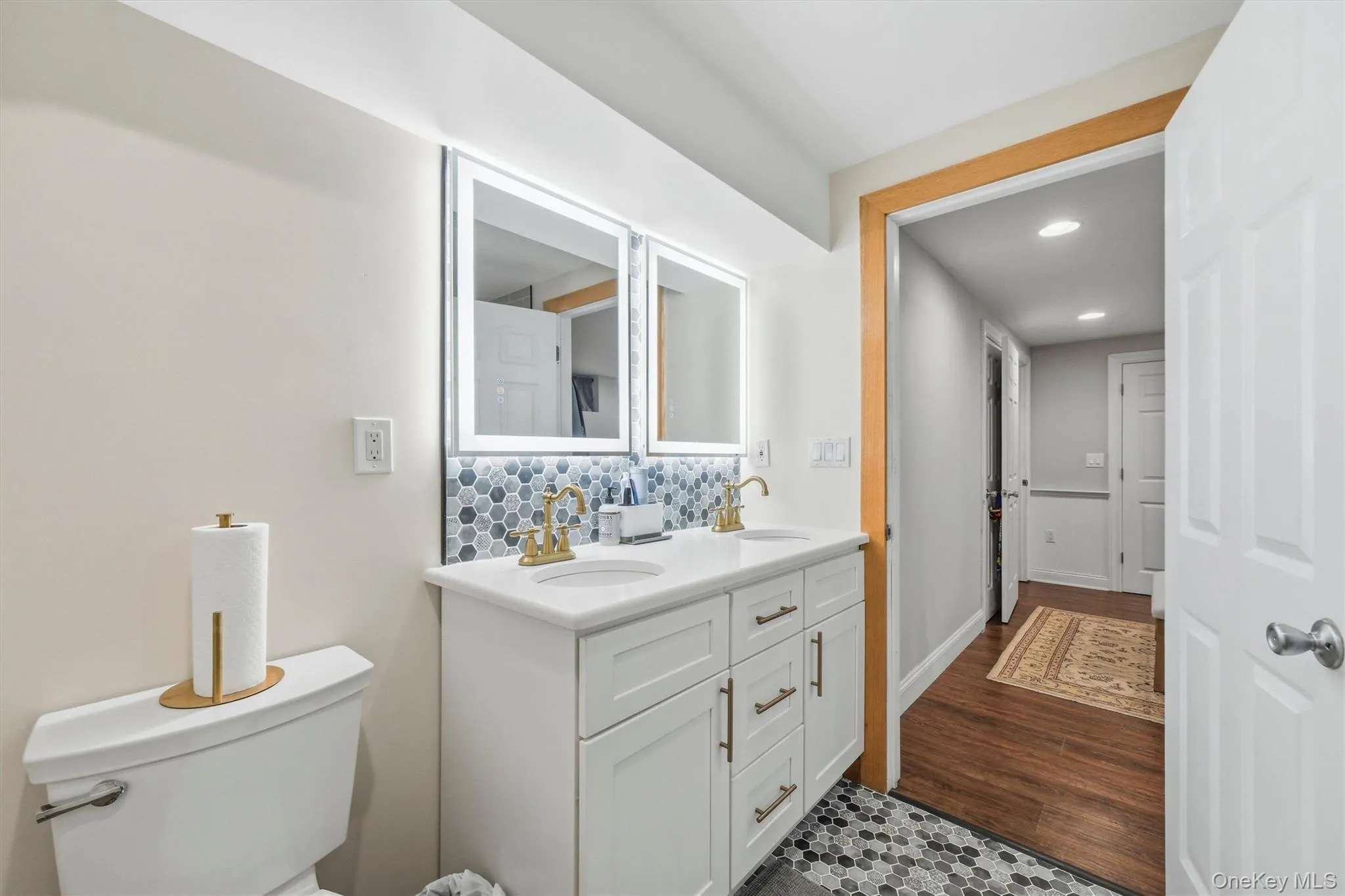Updated full bath. Updated full bath.