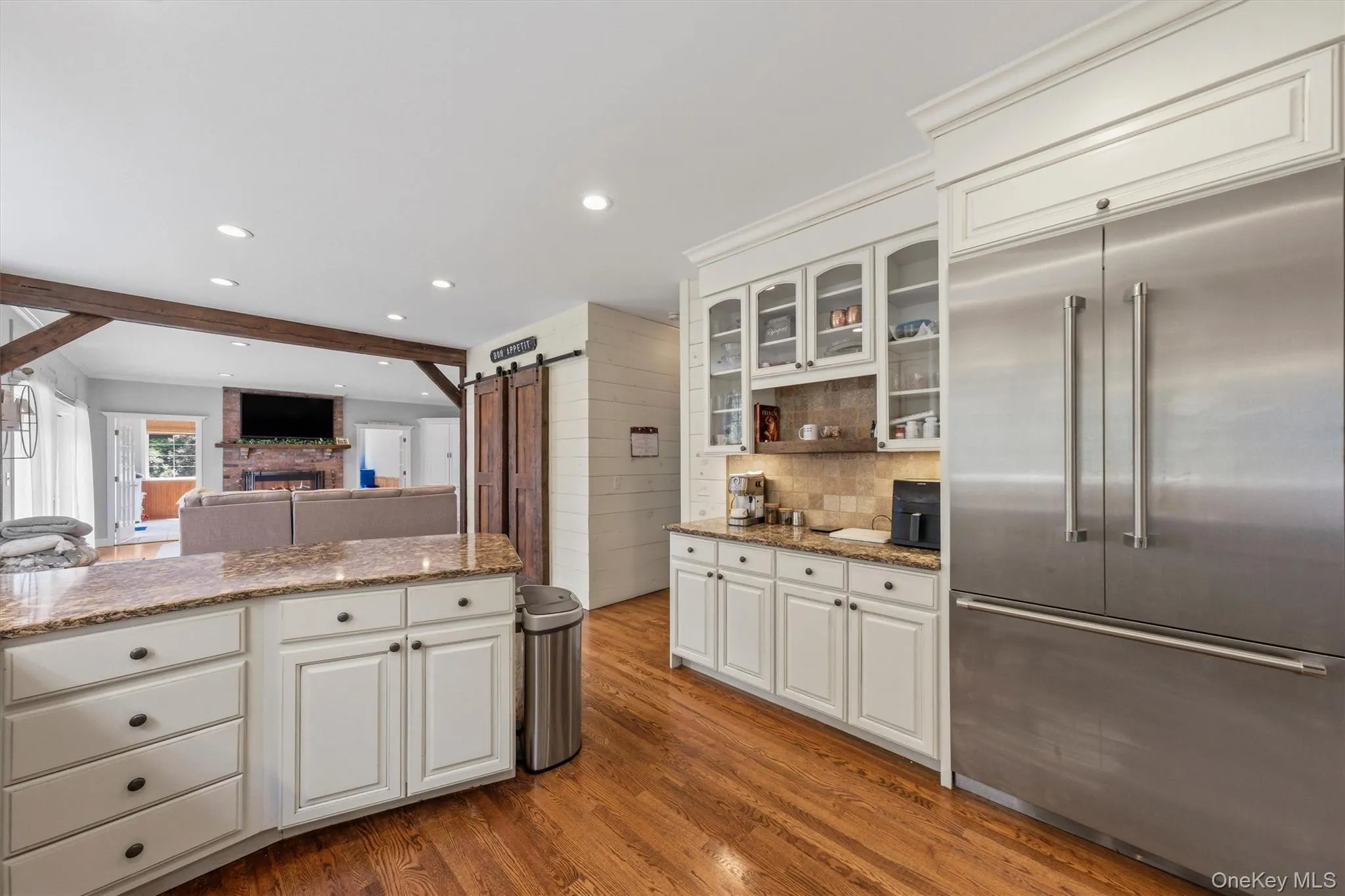 Plenty of storage and counterspace is available. Plenty of storage and counterspace is available.