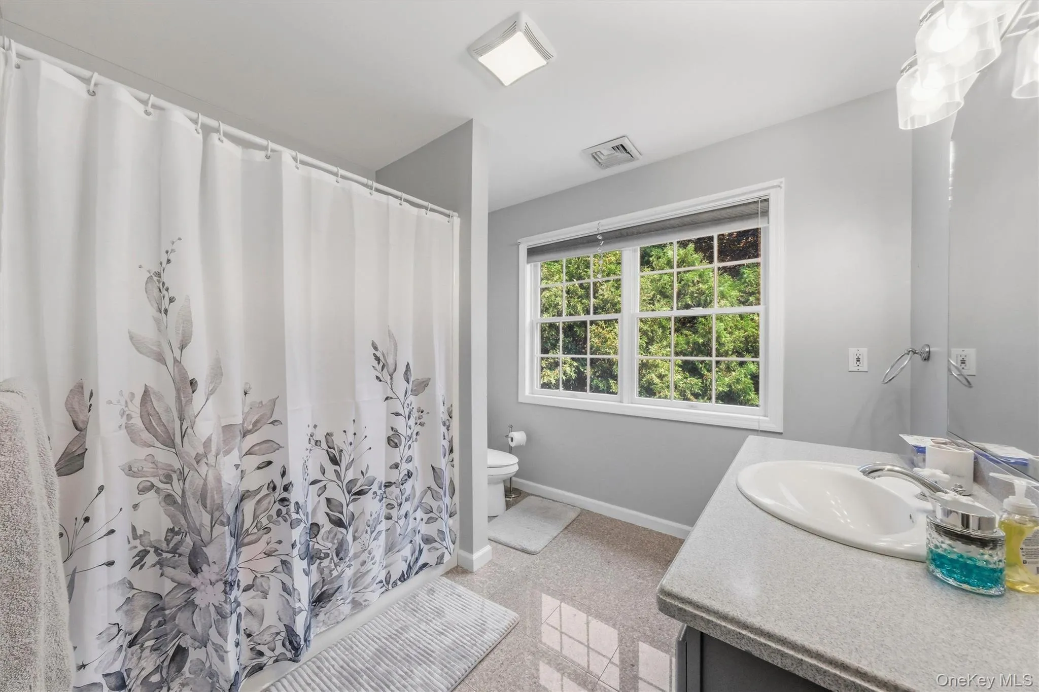 Full hallway bath with a tub and shower. Full hallway bath with a tub and shower.