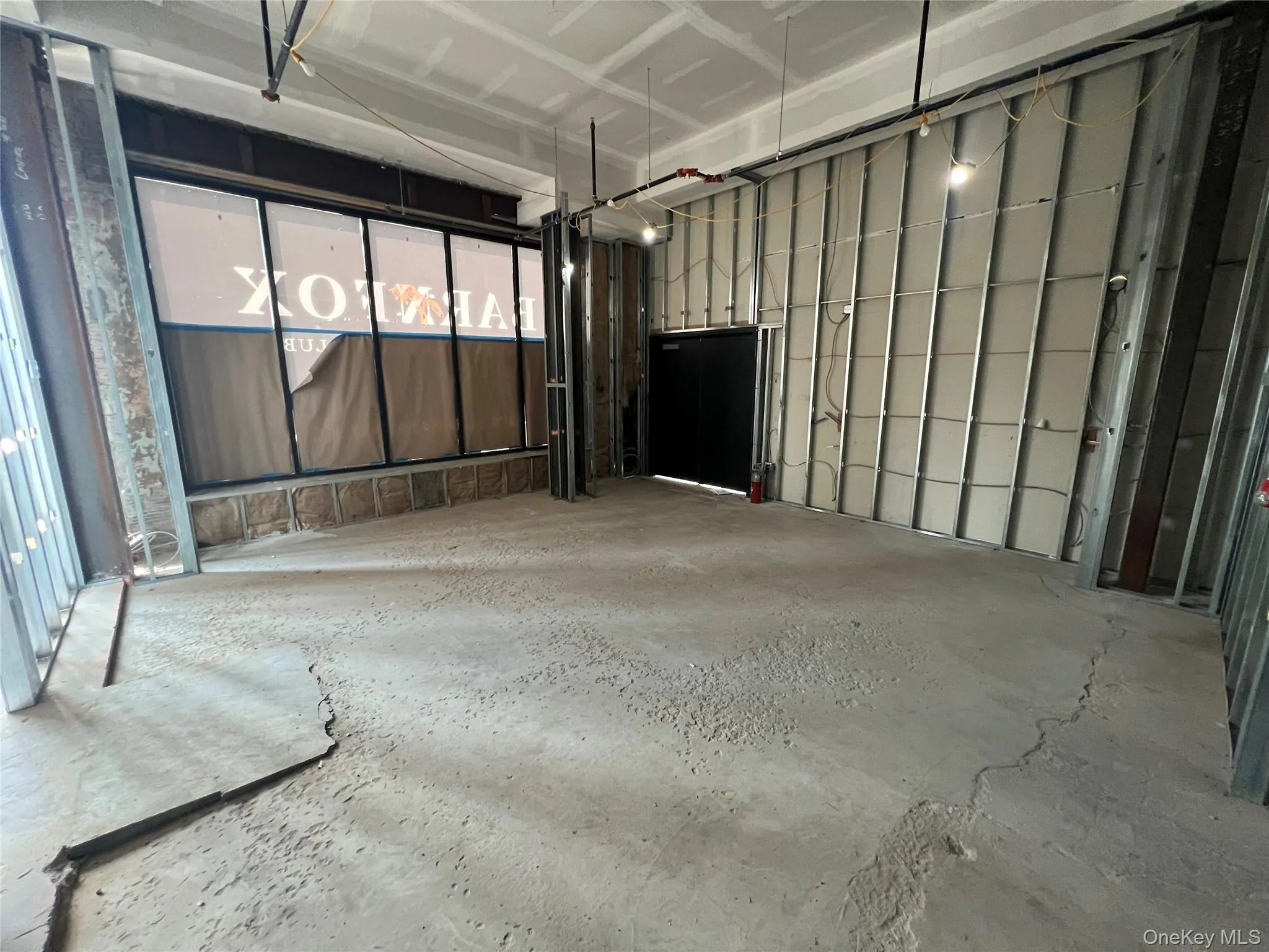 View of the main entrance/exit space View of the main entrance/exit space