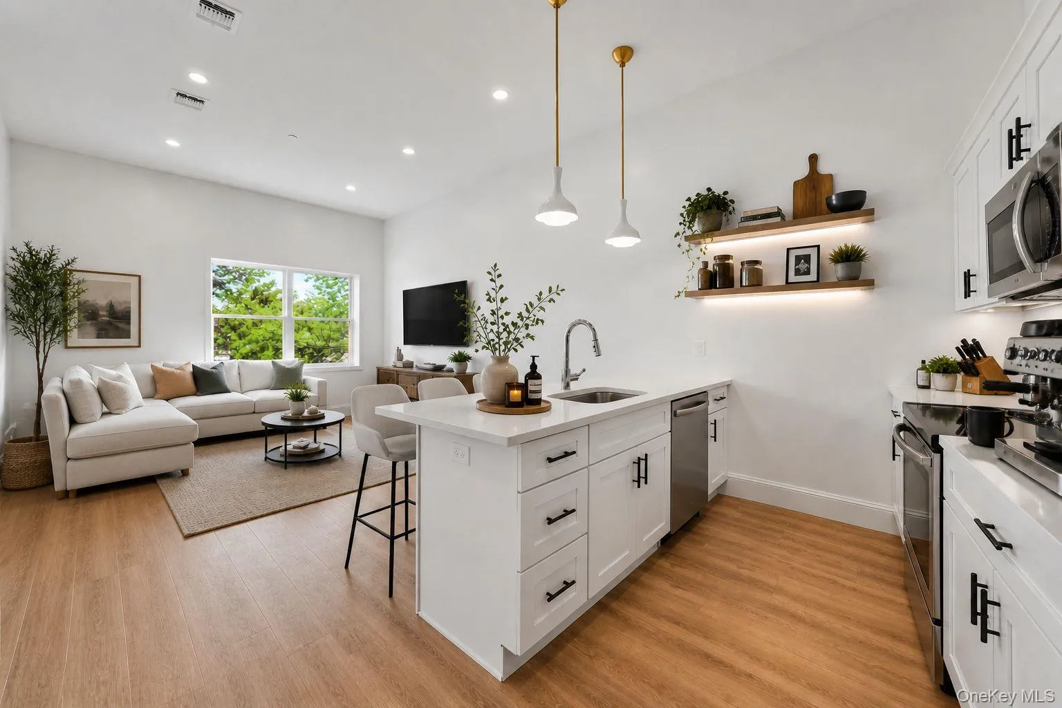 * Virtually Staged * Open concept Kitchen and Living Room * Virtually Staged * Open concept Kitchen and Living Room
