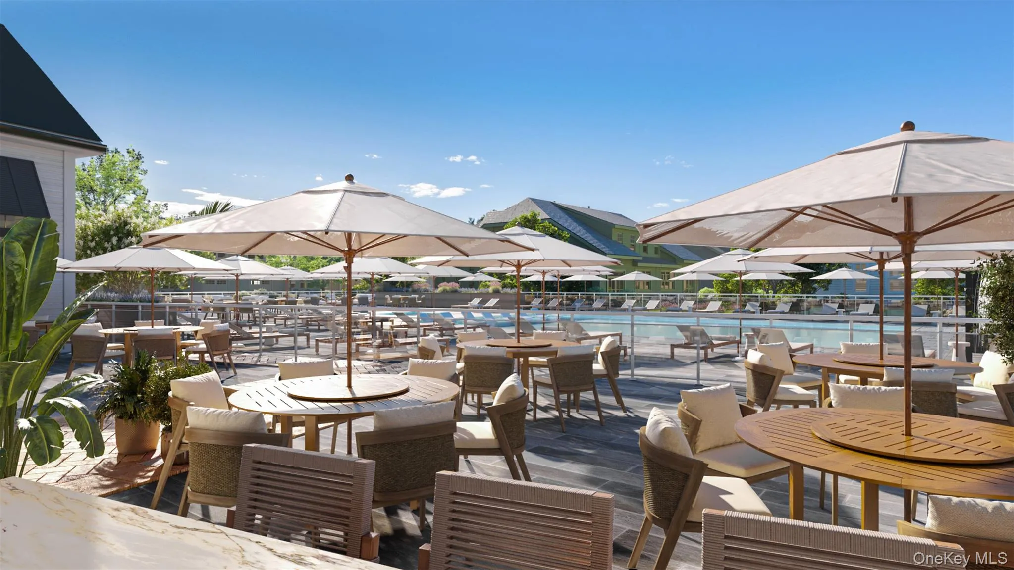 Clubhouse Outdoor Bar rendering Clubhouse Outdoor Bar rendering