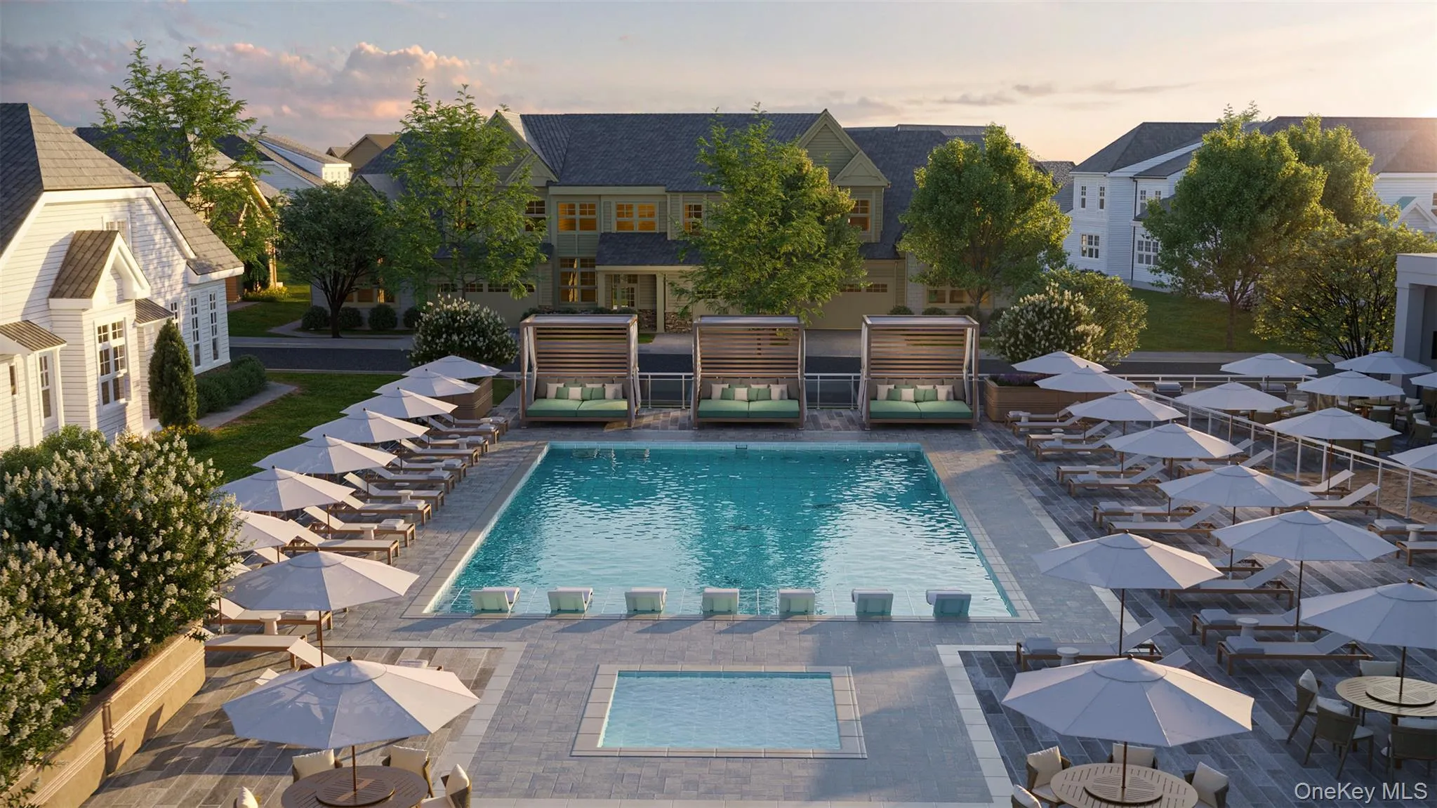 Clubhouse Pool Rendering Clubhouse Pool Rendering