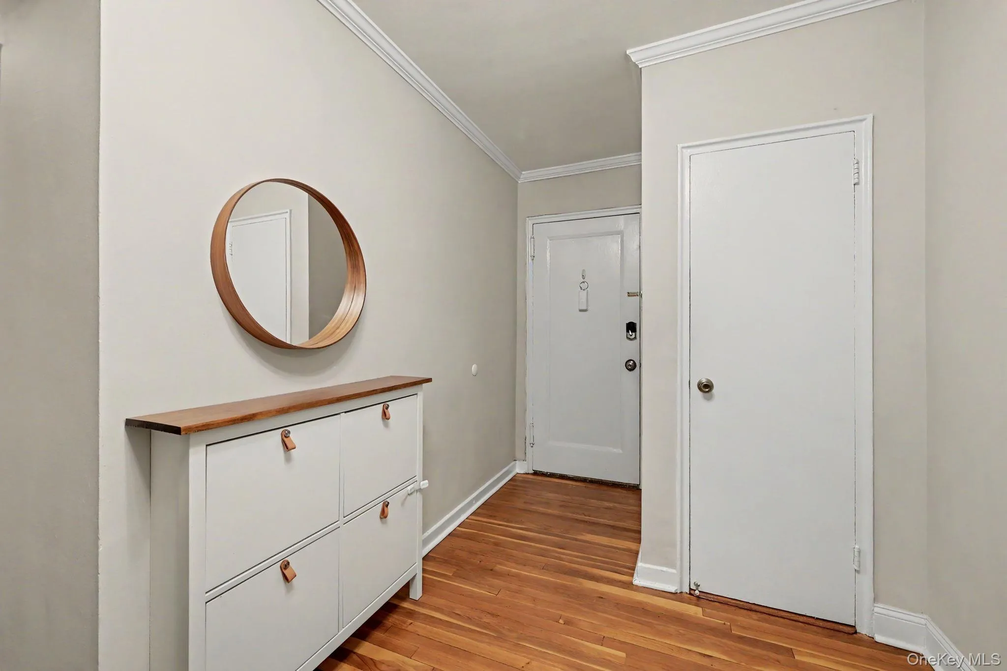 Coat closet in entry Coat closet in entry