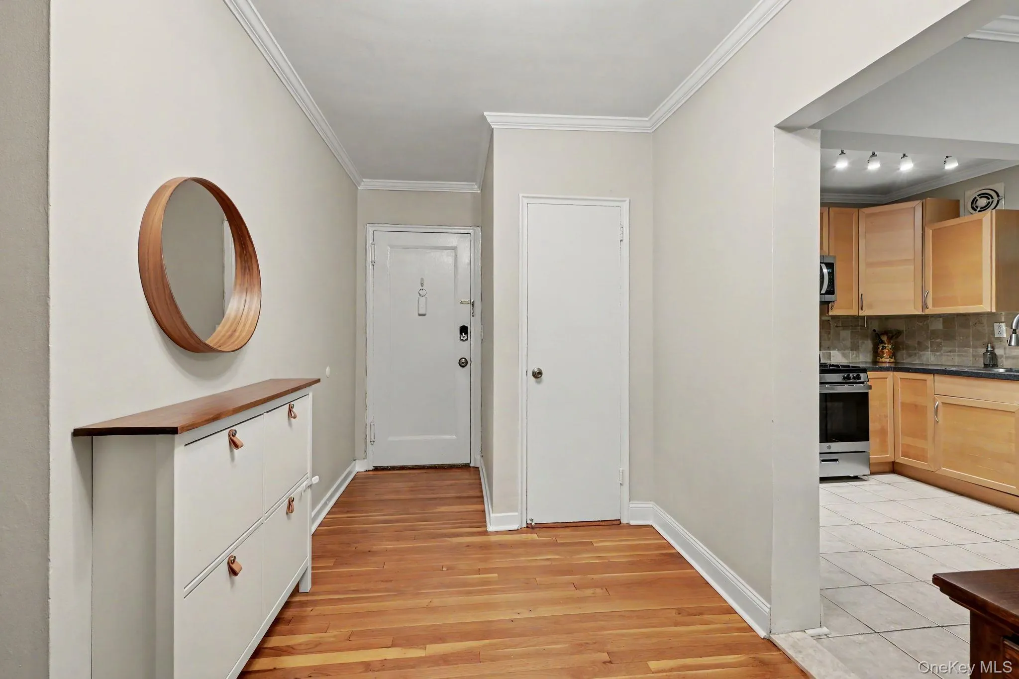 Built in hall table, perfect drop zone Built in hall table, perfect drop zone