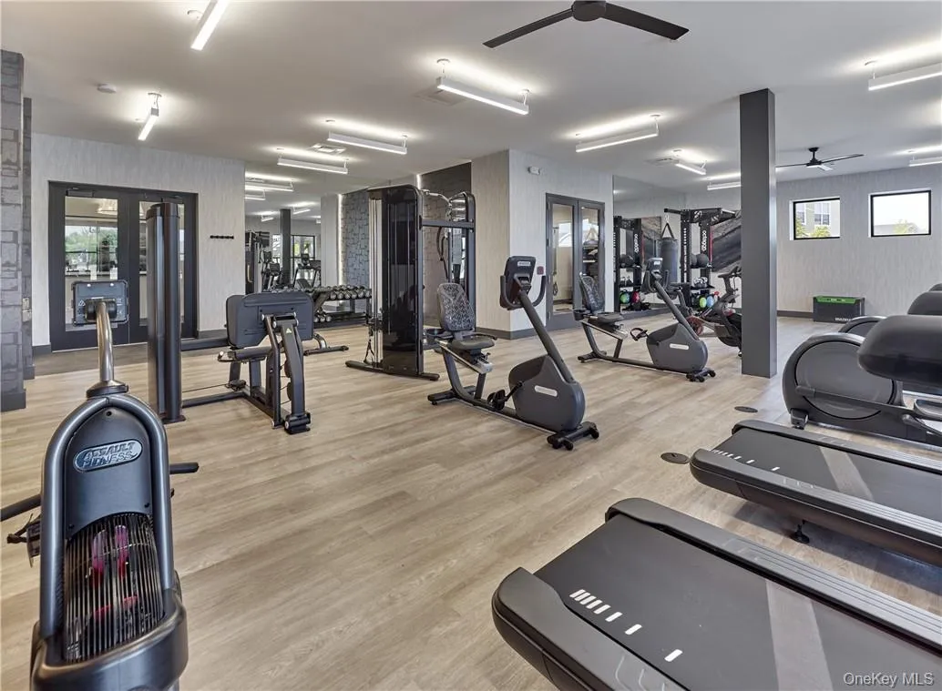 Workout area Workout area
