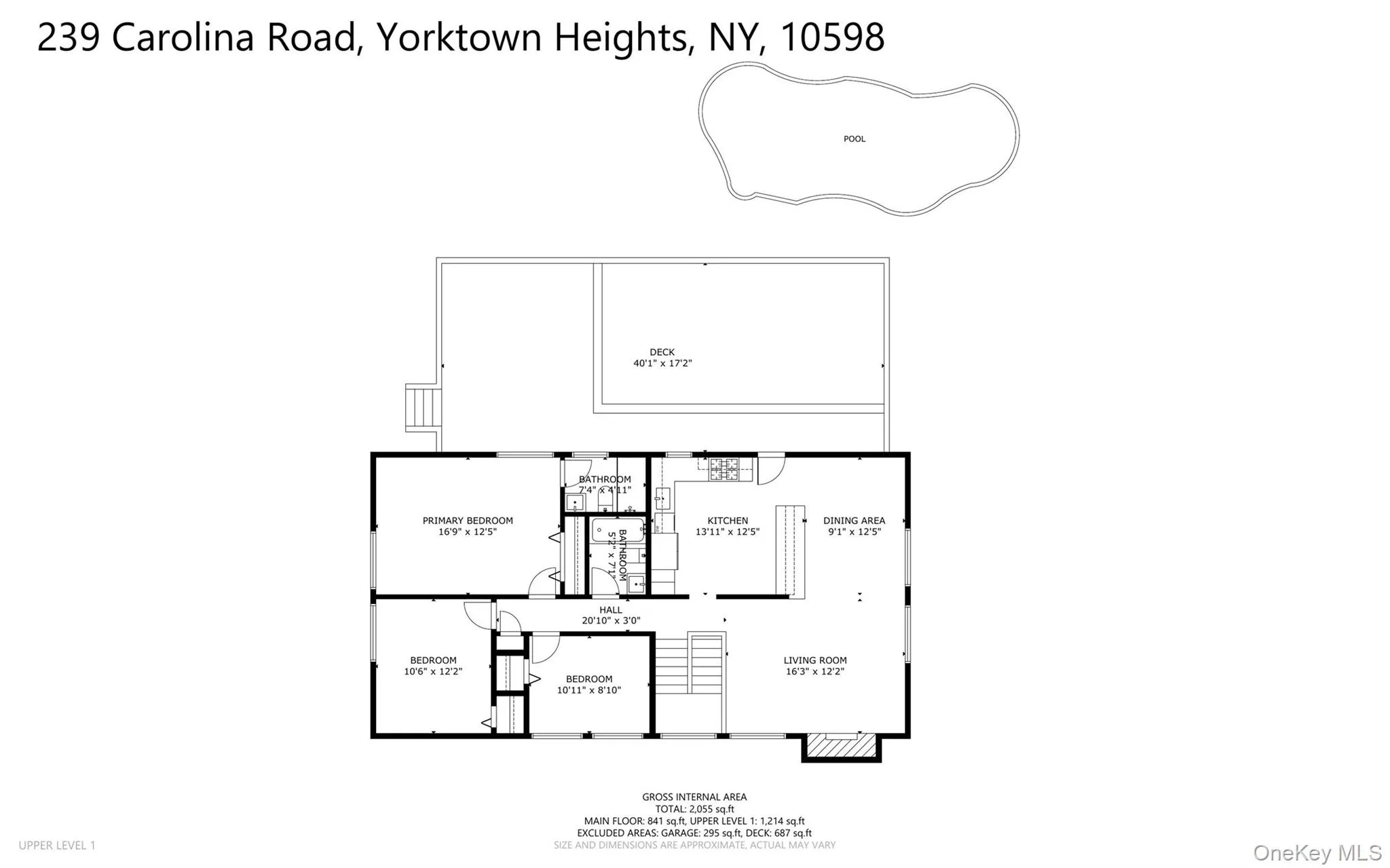 Main level living area. Main level living area.