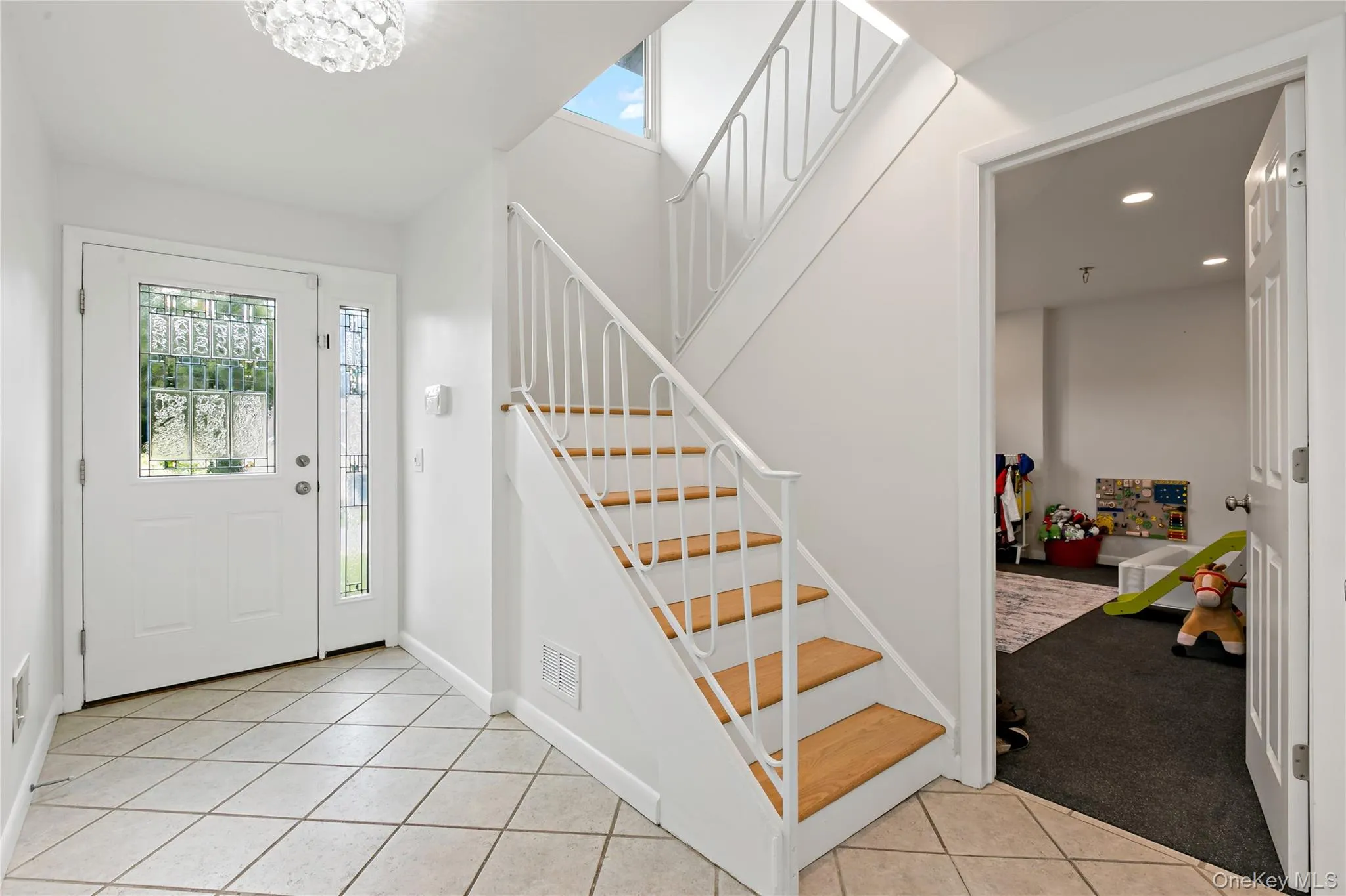 Two story entry. Two story entry.