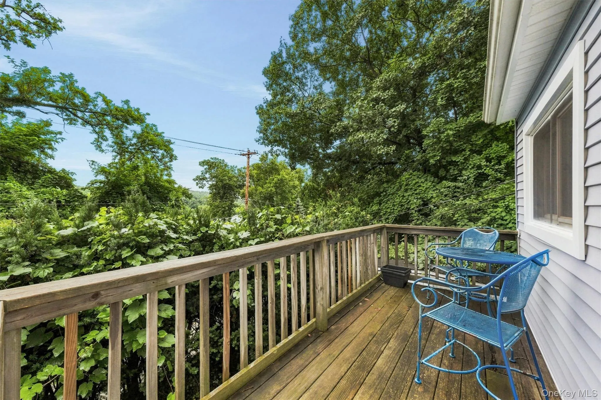 From this deck you can sit and view the beauty of the lake From this deck you can sit and view the beauty of the lake