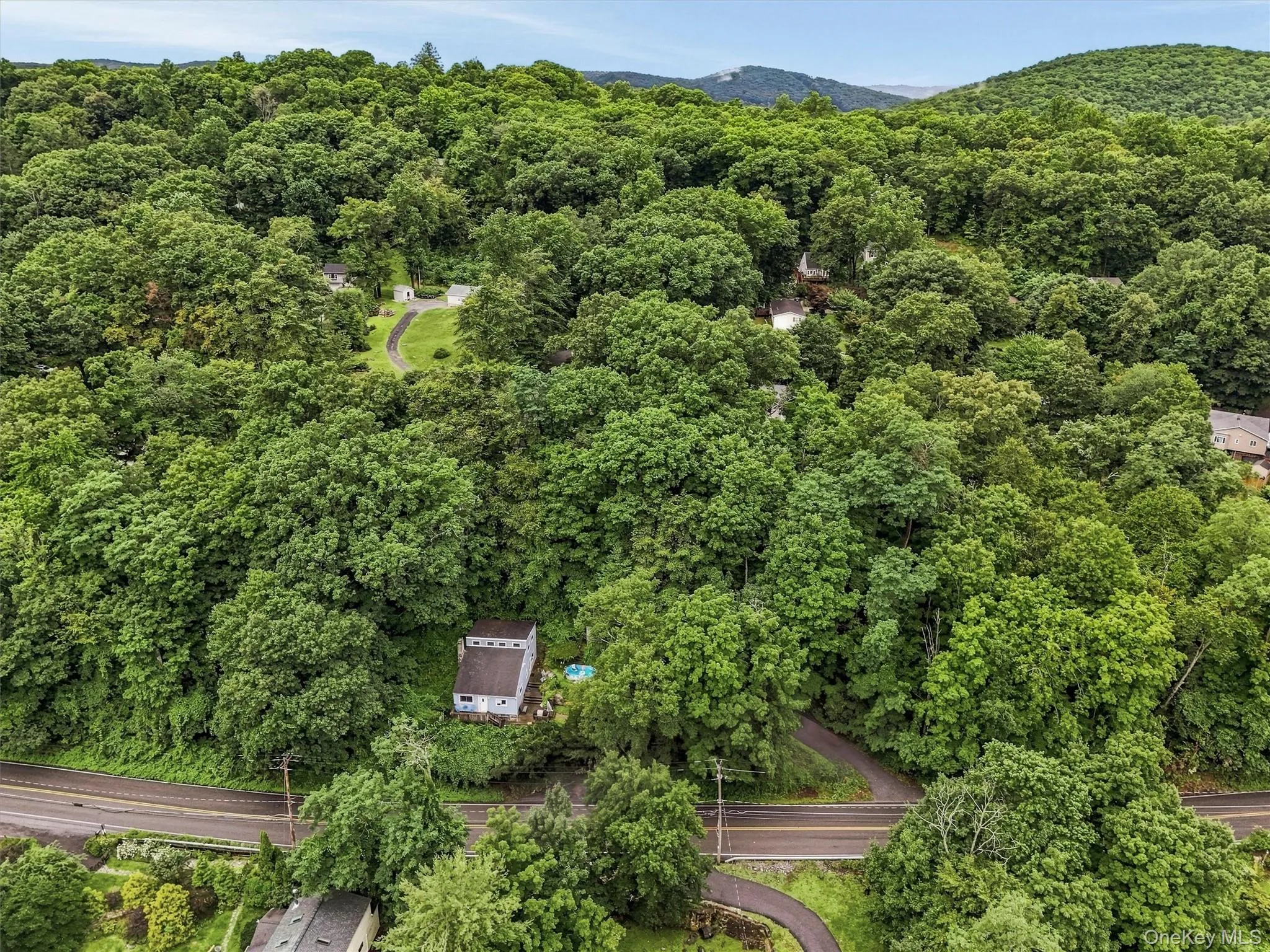 View of the home nestled among the trees View of the home nestled among the trees