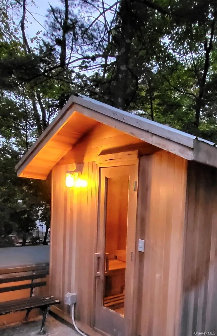 Outdoor Swedish sauna. Outdoor Swedish sauna.