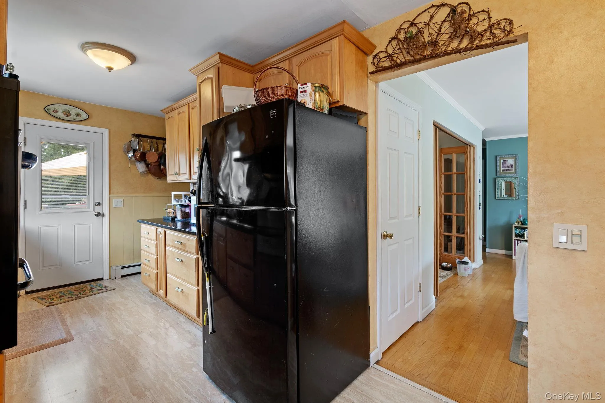 Updated kitchen just off the living room. Updated kitchen just off the living room.