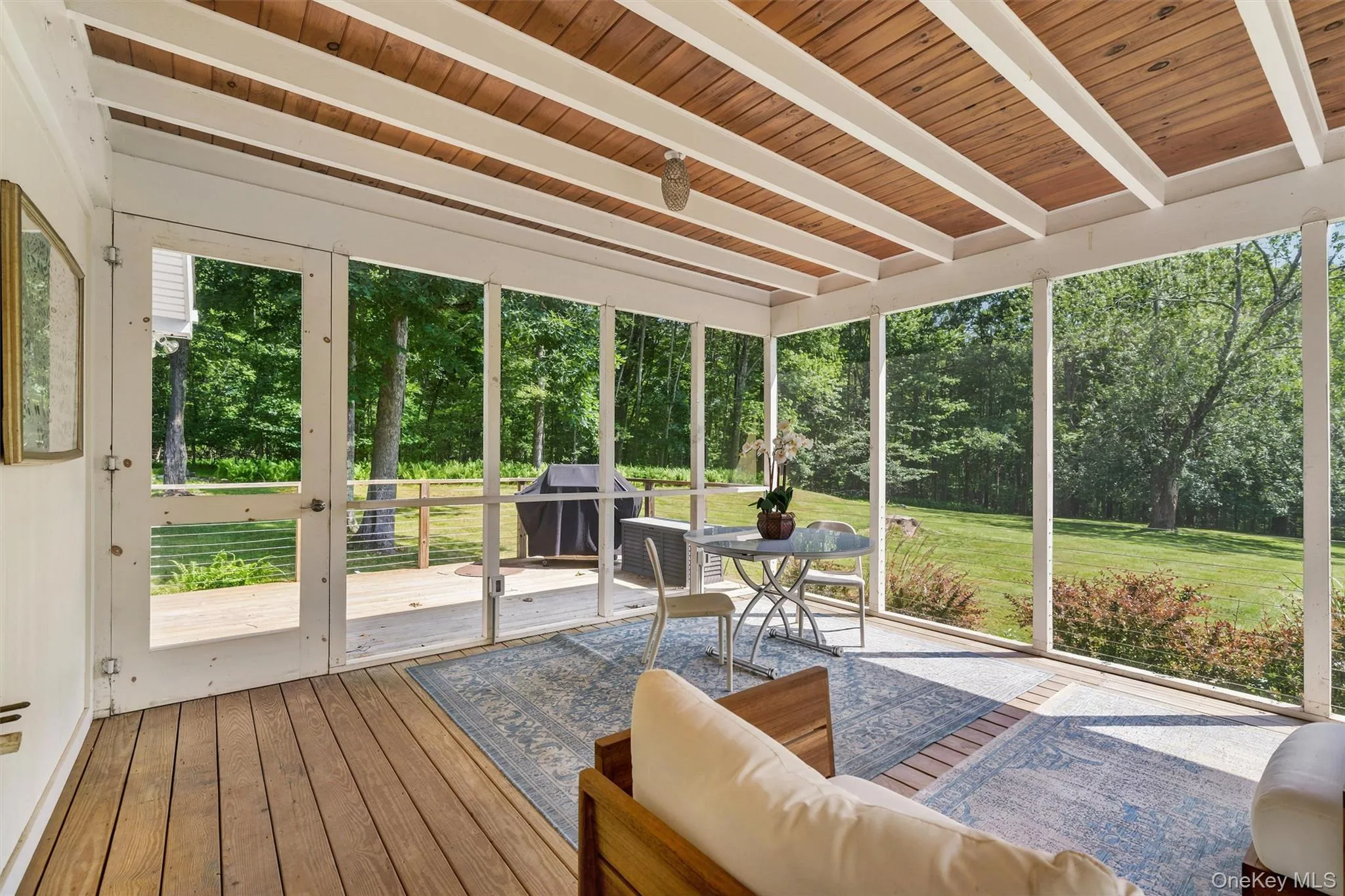 Screened porch off kitchen Screened porch off kitchen