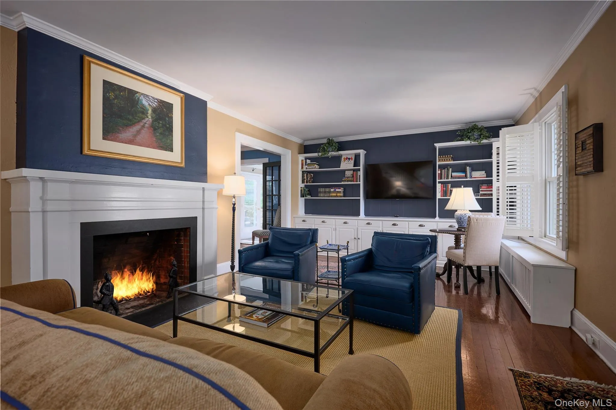 Living room with fireplace Living room with fireplace