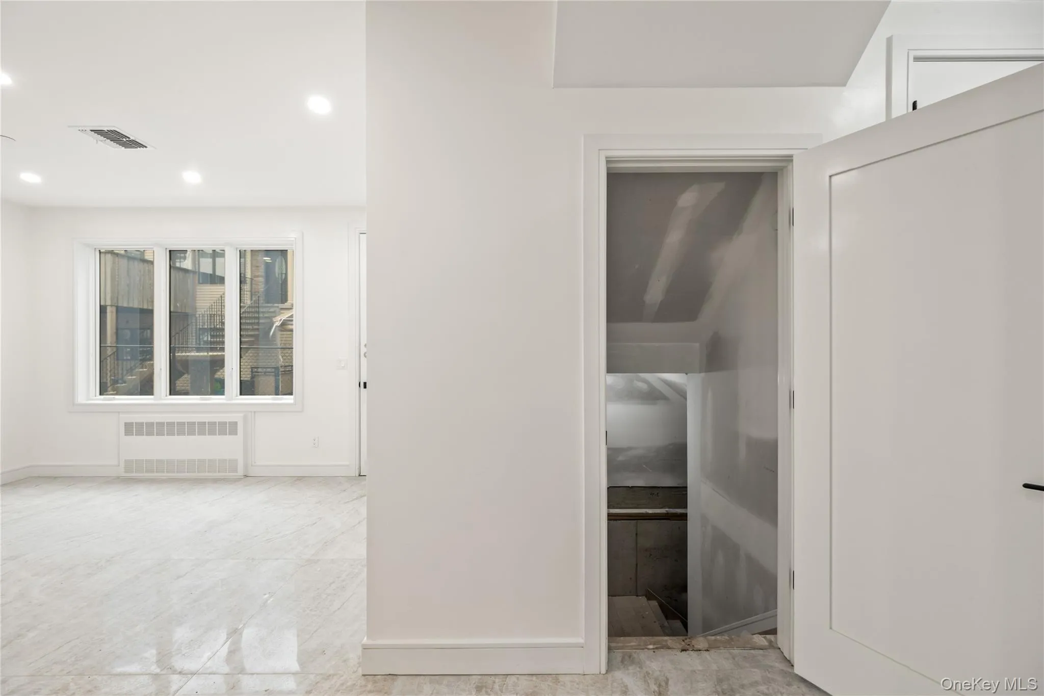 Stairs to basement Stairs to basement