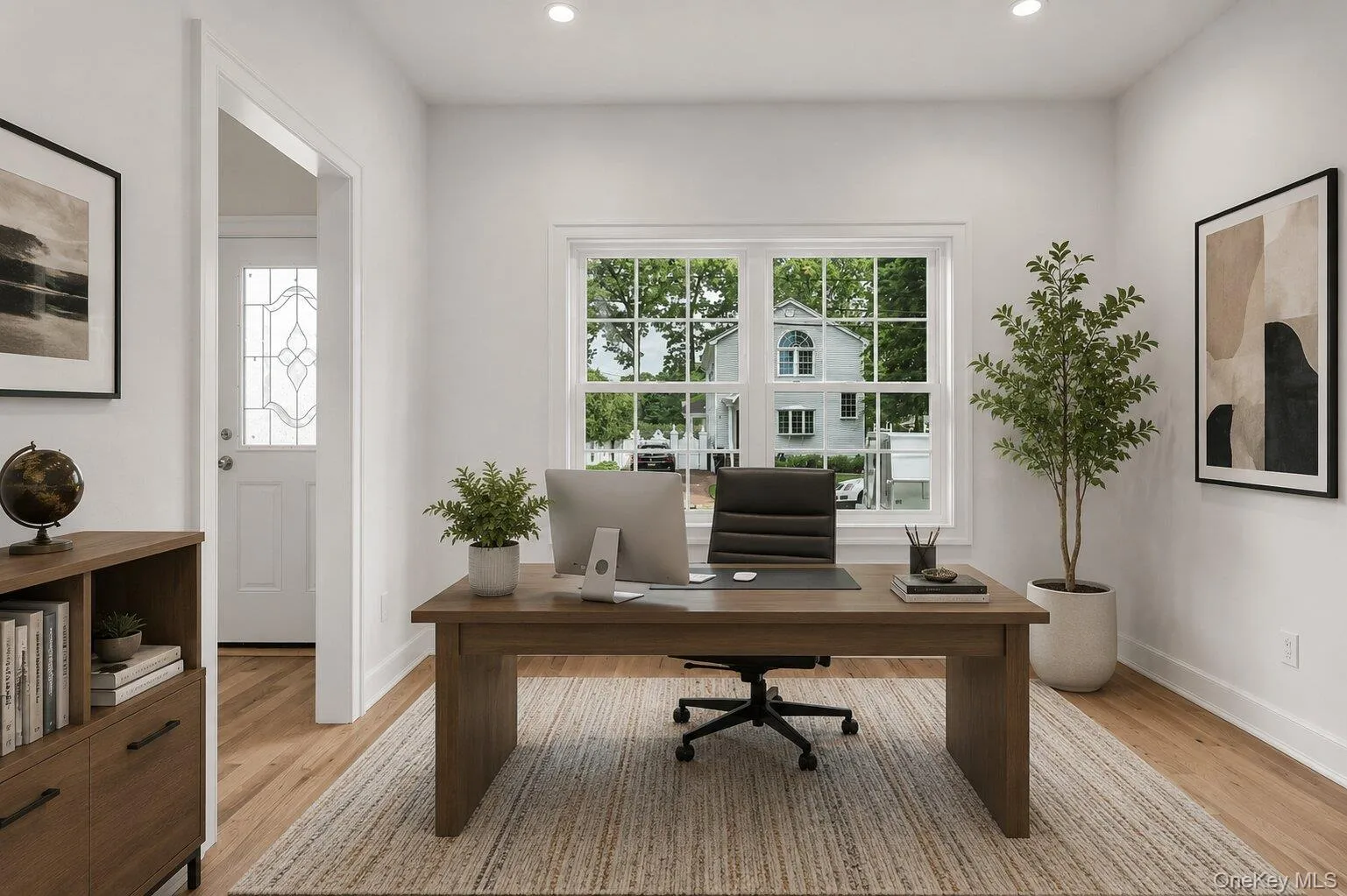 1st floor Bedroom/officeVirtually staged 1st floor Bedroom/officeVirtually staged
