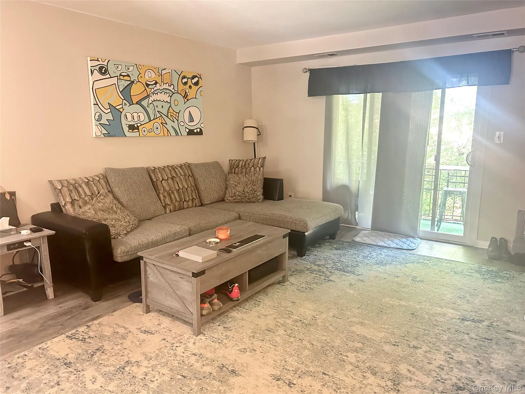 Large Den with slider to balcony Large Den with slider to balcony