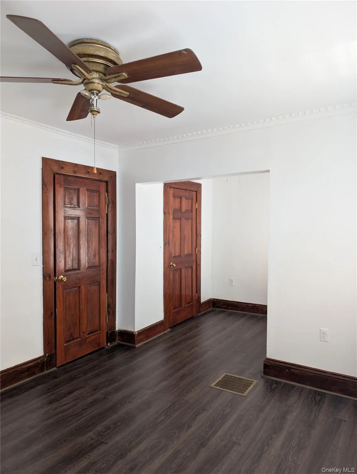 Alcove/dressing area in primary bedroom with second closet Alcove/dressing area in primary bedroom with second closet